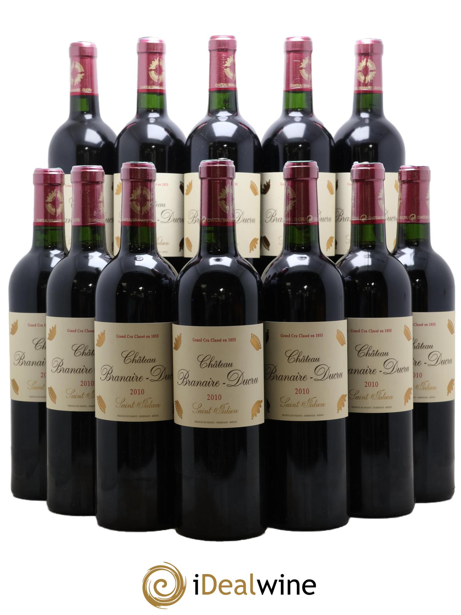Château Branaire Ducru 4ème Grand Cru Classé 2010 - Lot of 12 bottles - 0