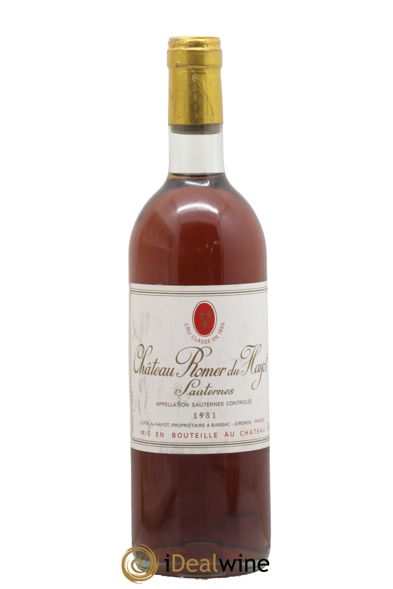 Château Romer du Hayot 2ème Grand Cru Classé 1981 - Posten von 1 Flasche - 0