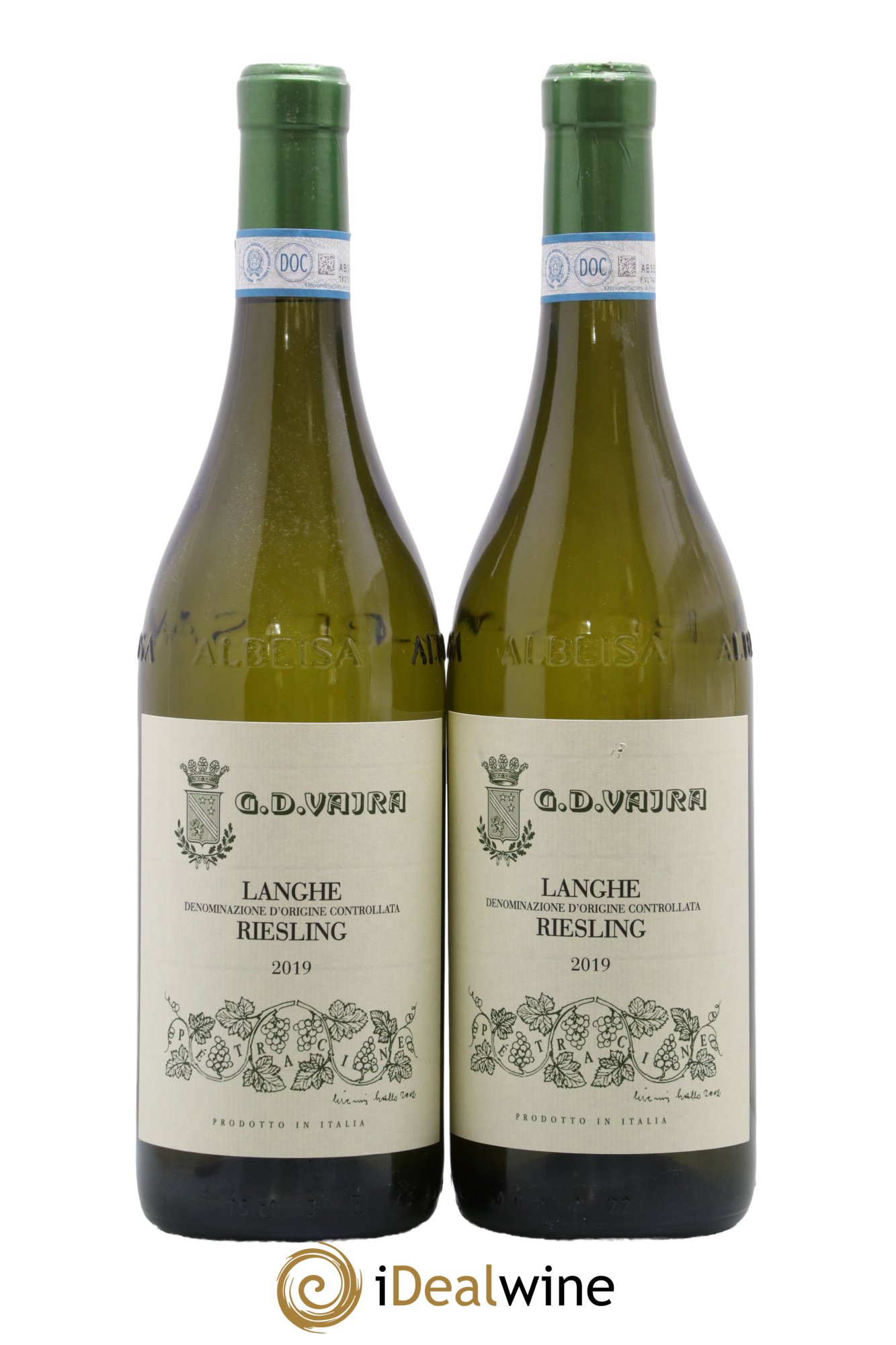 Langhe Bianco Riesling G.D Vajra 2019 - Lotto di 2 bottiglie - 0