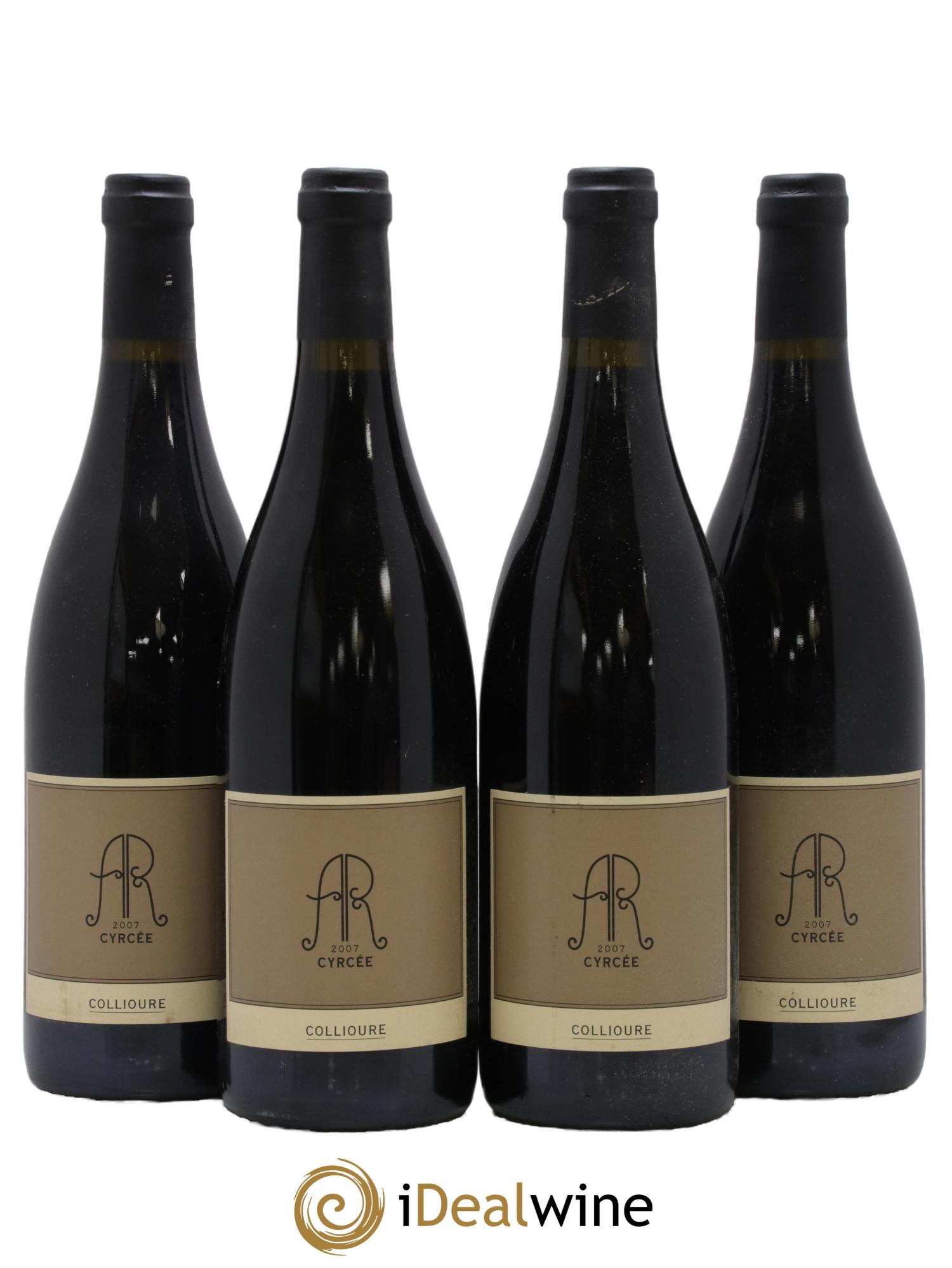 Collioure Cuvée Cyrcée Abbé Rous 2007 - Lotto di 4 bottiglie - 0