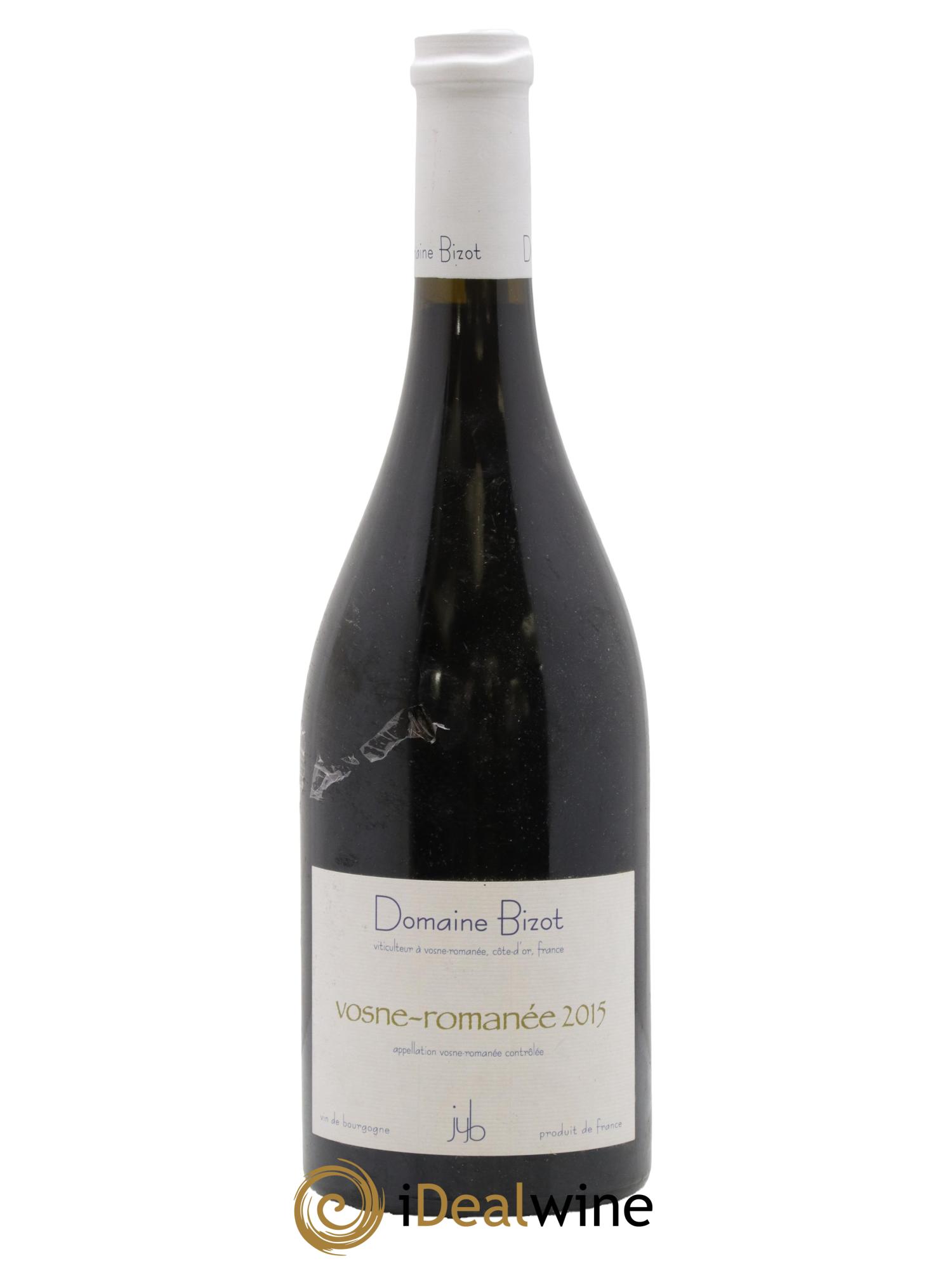 Vosne-Romanée Bizot (Domaine) 2015 - Lot de 1 bouteille - 0