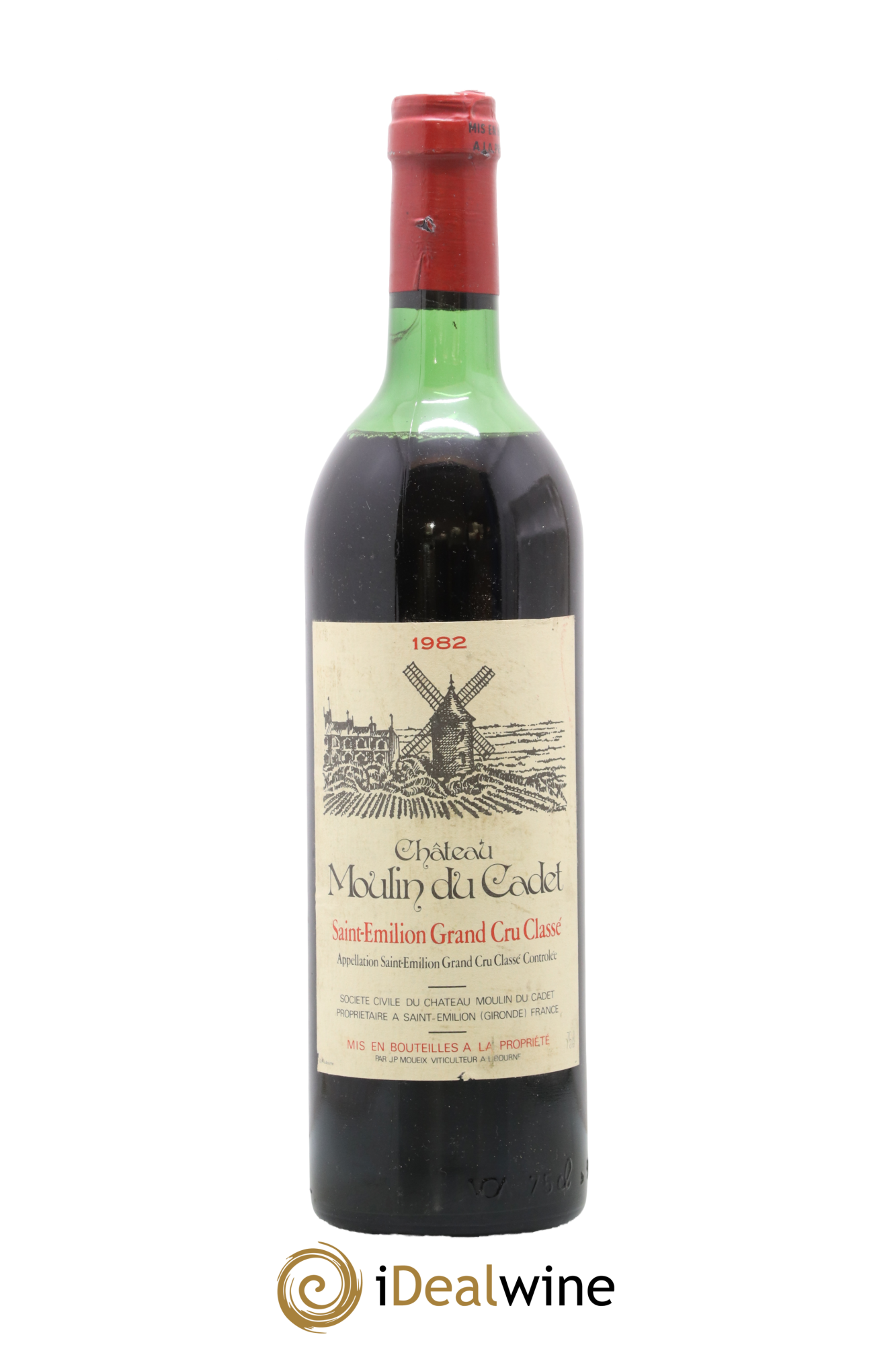Château Moulin du Cadet Grand Cru Classé 1982 - Lot de 1 bouteille - 0