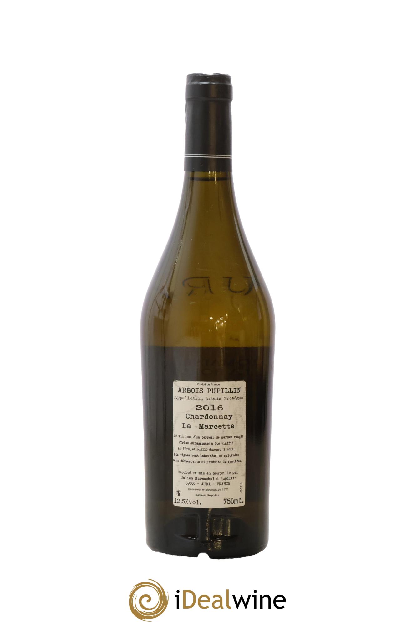 Arbois-Pupillin La Marcette Domaine de la Borde 2016 - Lot de 1 bouteille - 1