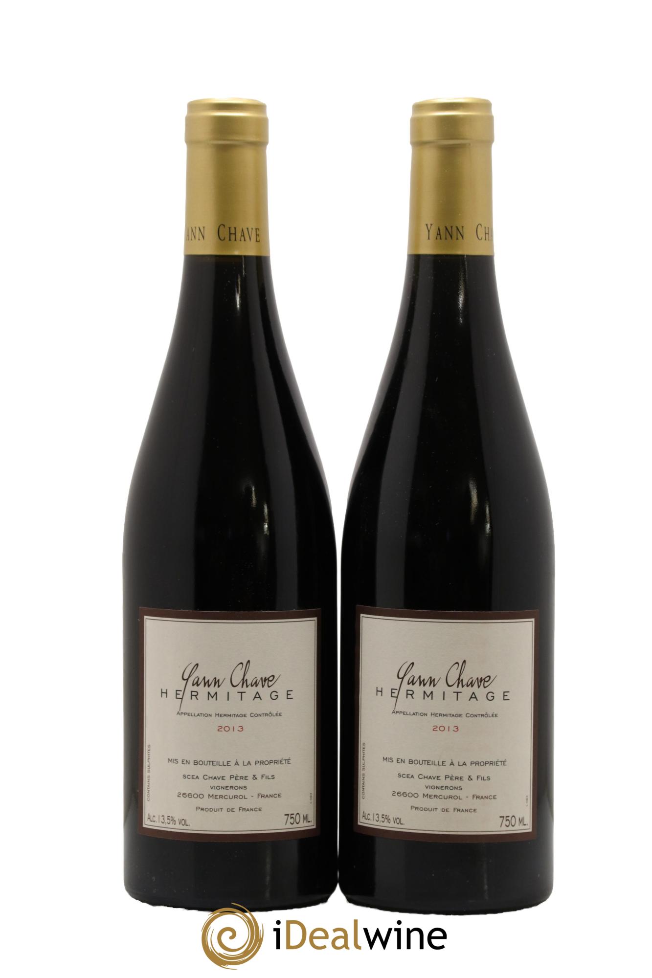 Hermitage Yann Chave 2013 - Lotto di 2 bottiglie - 0