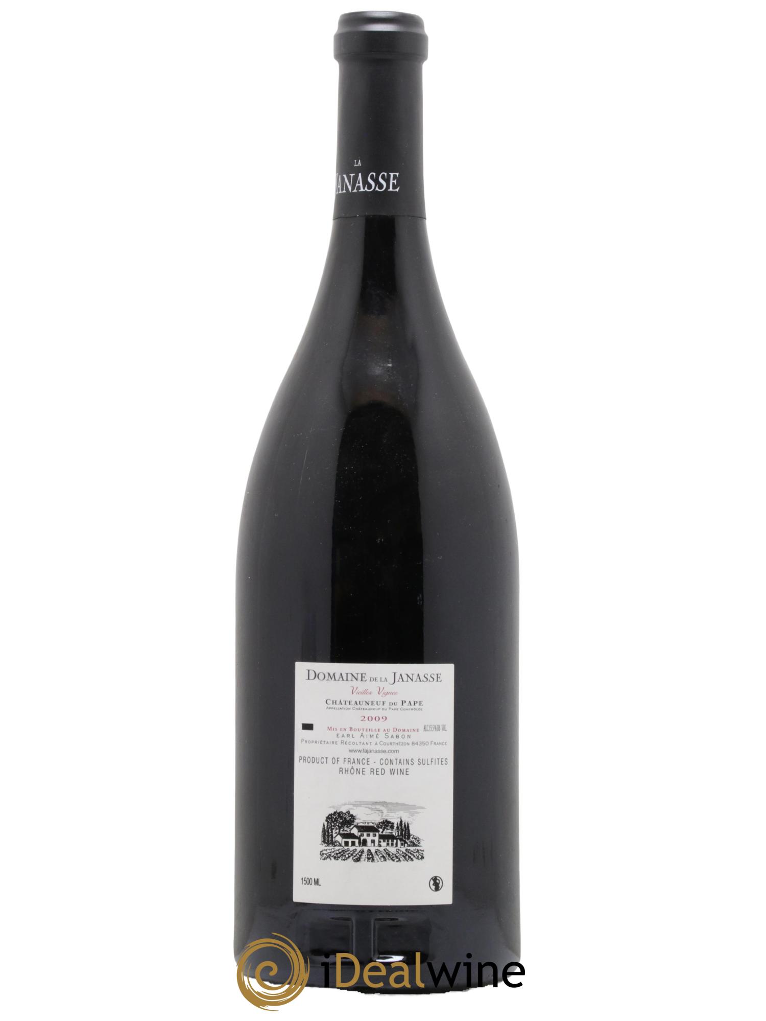Châteauneuf-du-Pape Cuvée Vieilles Vignes La Janasse (Domaine de) 2009 - Posten von 1 Magnum - 1