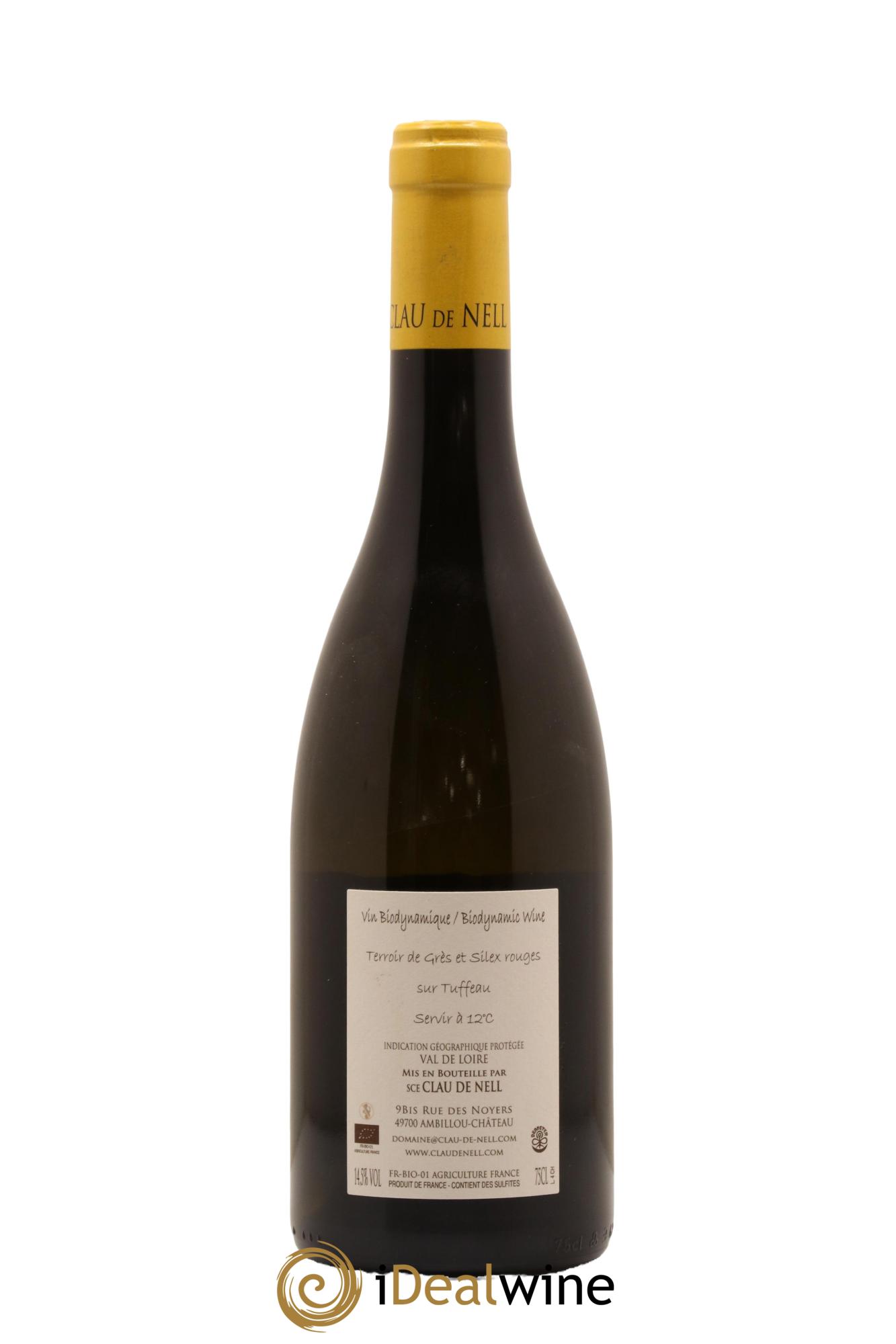 Val de Loire Chenin Blanc Clau de Nell 2019 - Lot de 1 bouteille - 1