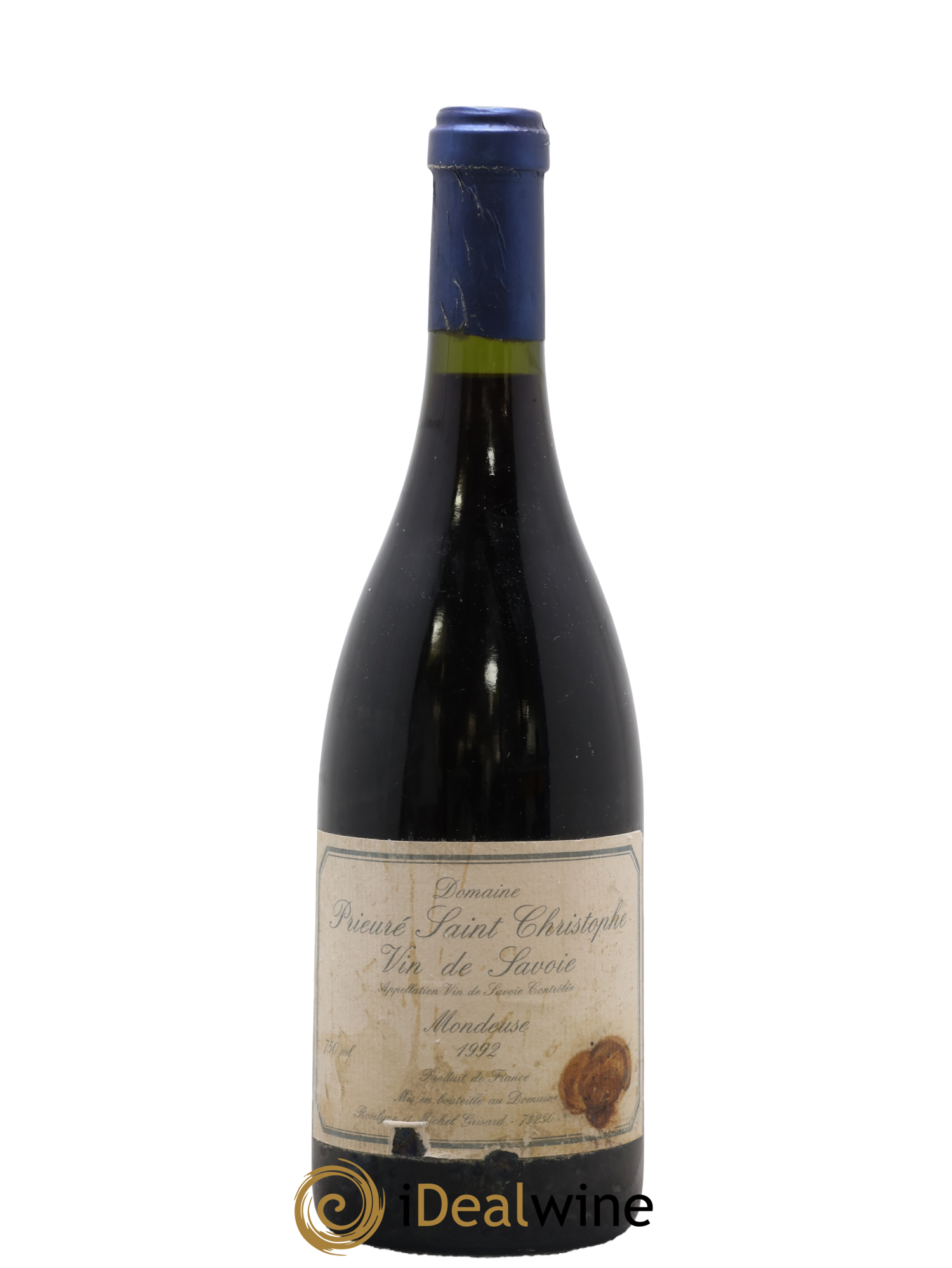 Vin de Savoie Mondeuse Tradition Prieuré Saint Christophe (Domaine) 1992 - Lot de 1 bouteille - 0