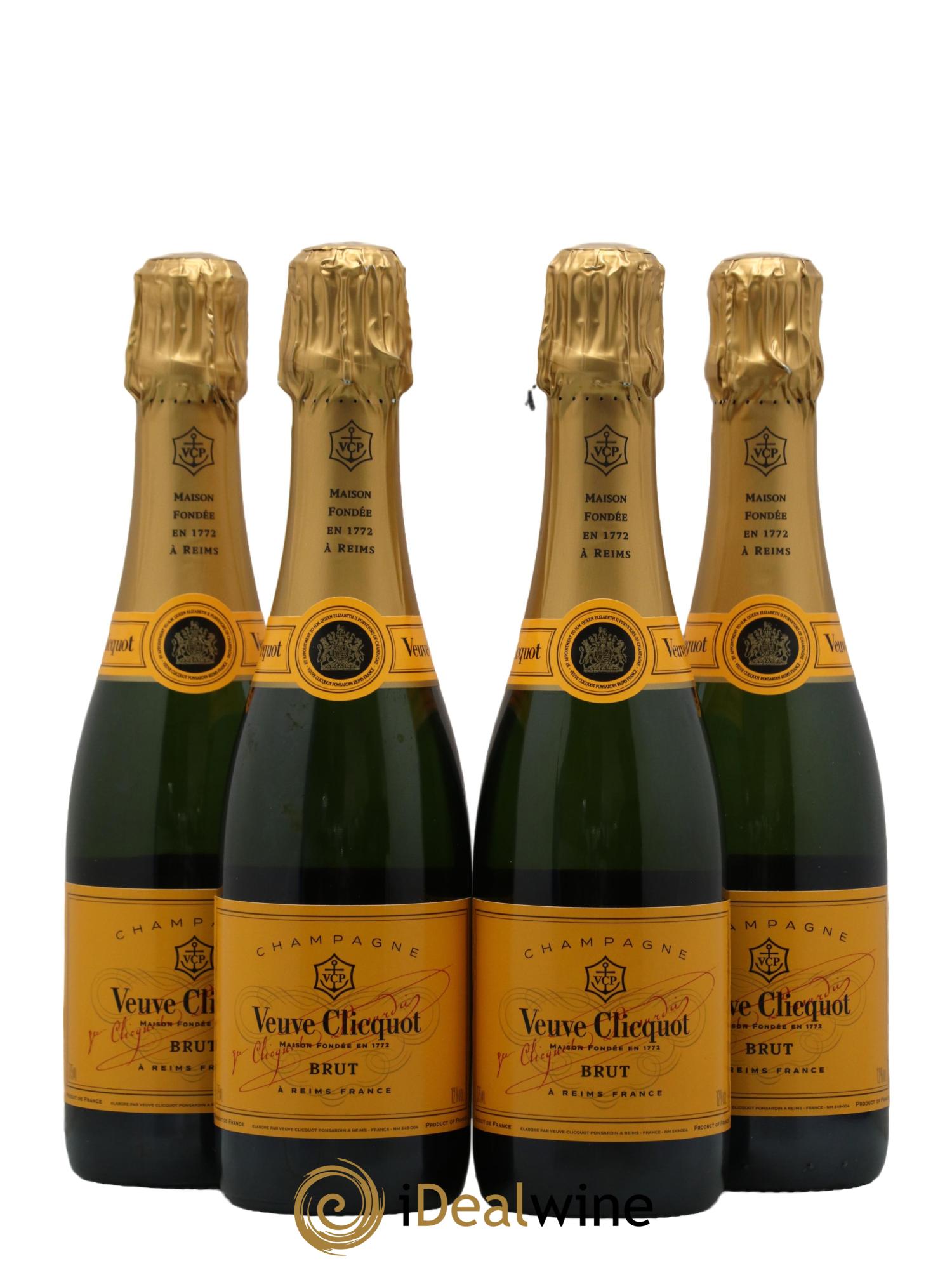 Carte Jaune Brut Veuve Clicquot - Lot de 4 demi bouteilles - 0