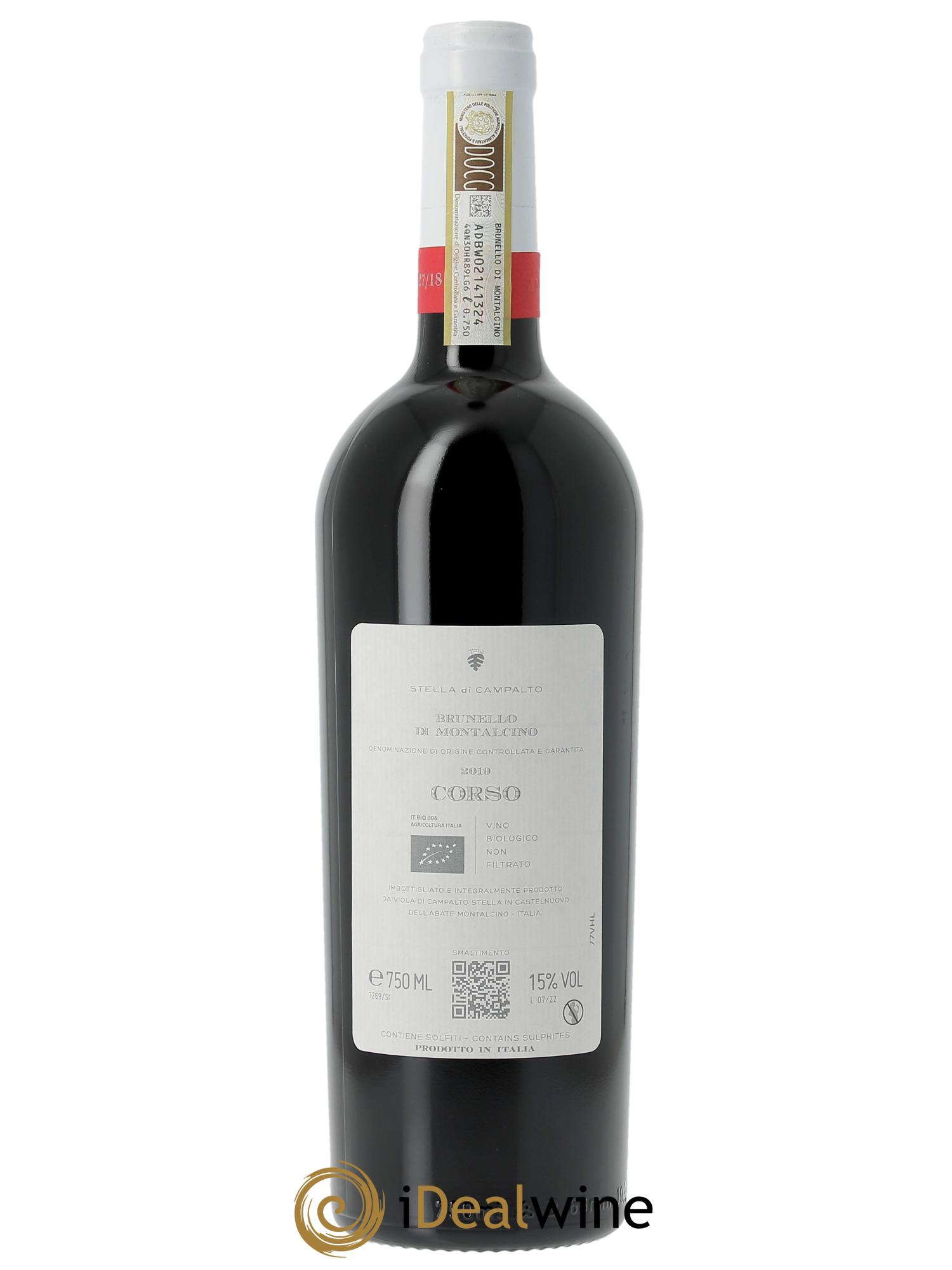 Brunello di Montalcino DOCG Corso Podere S. Giuseppe Stella di Campalto 2019 - Lot de 1 bouteille - 1