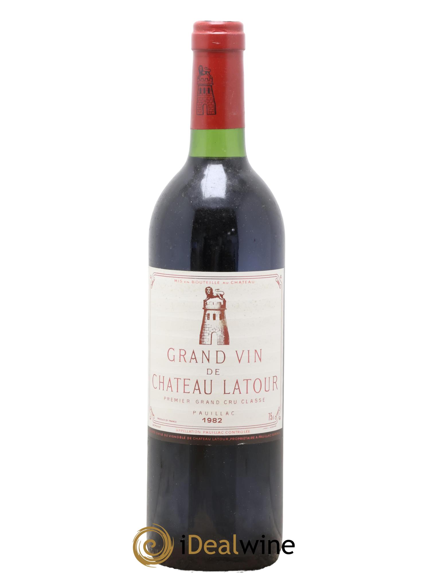 Château Latour 1er Grand Cru Classé 1982 - Lot de 1 bouteille - 0