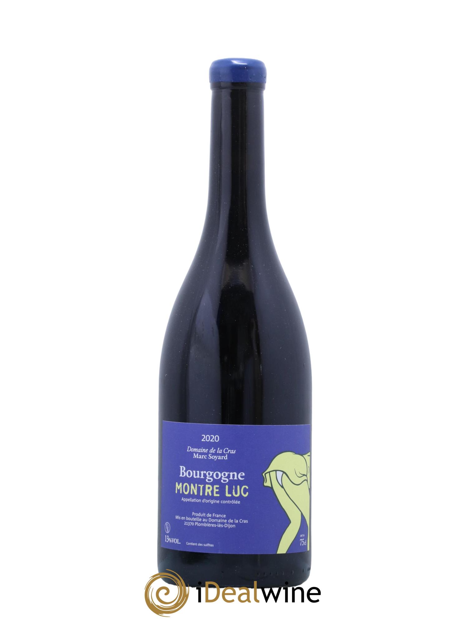 Bourgogne Montrecul Domaine de la Cras - Marc Soyard 2020 - Lot de 1 bouteille - 0