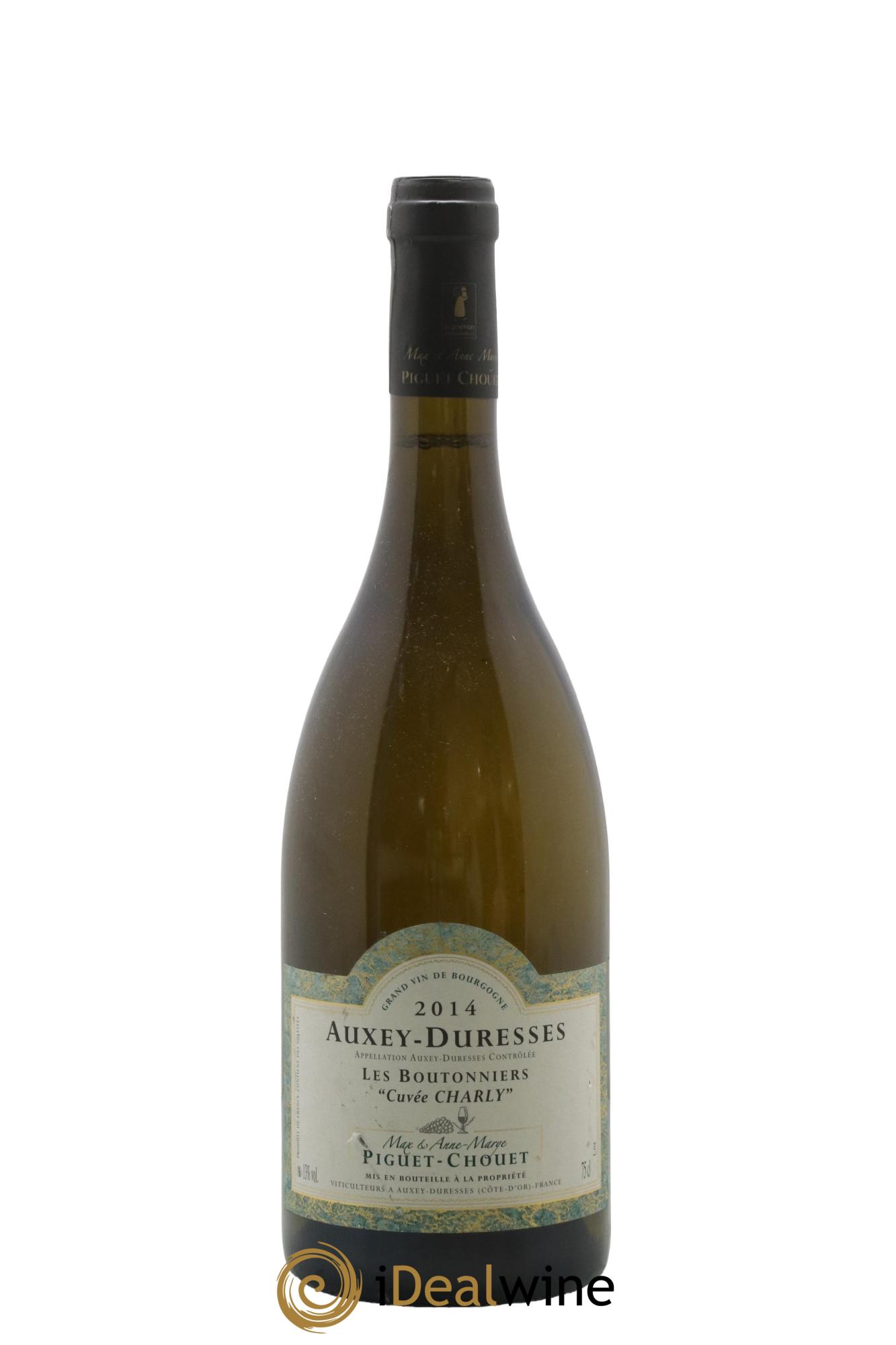 Auxey-Duresses Les Boutonniers Cuvée Charly Piguet-Chouet 2014 - Lot de 1 bouteille - 0