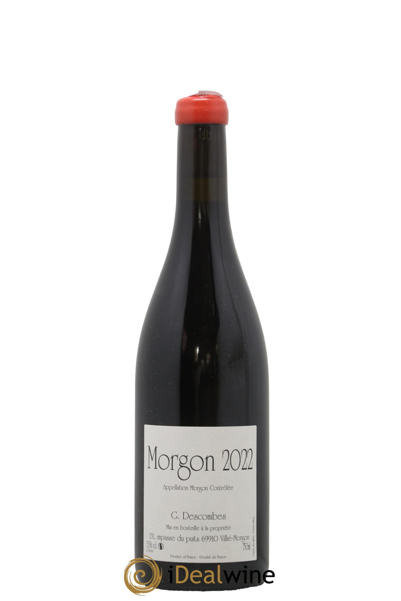 Morgon Vieilles vignes Georges Descombes (Domaine) 2022 - Lot of 1 bottle - 0
