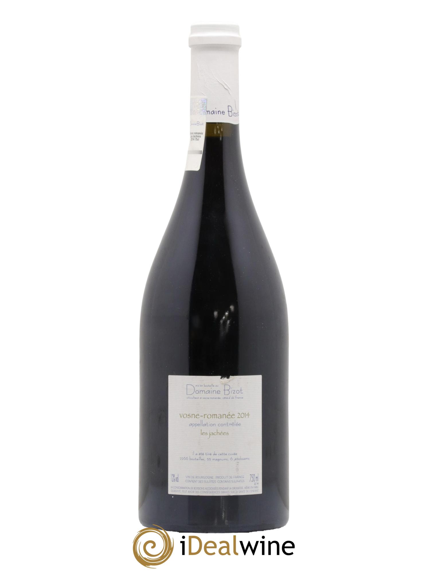 Vosne-Romanée Les Jachées Bizot (Domaine)  2014 - Lot of 1 bottle - 1