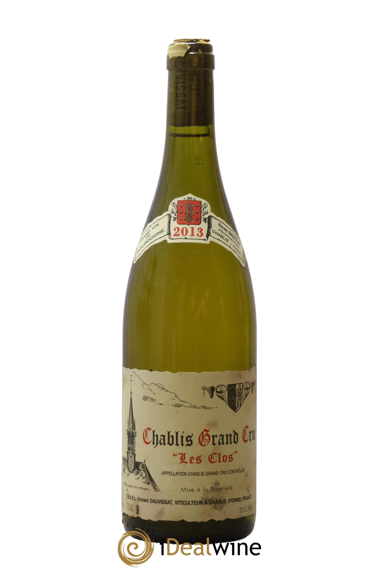 Chablis Grand Cru Les Clos Vincent Dauvissat (Domaine) 2013 - Posten von 1 Flasche - 0