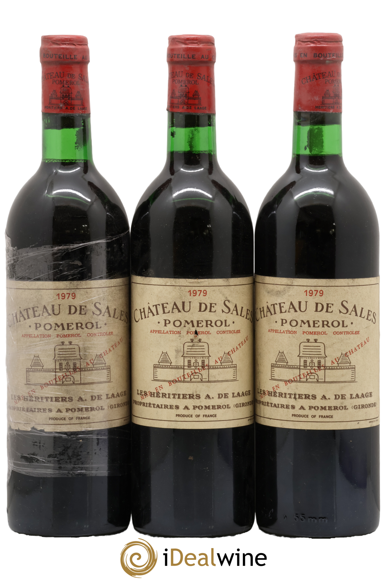 Château de Sales 1979 - Lotto di 3 bottiglie - 0