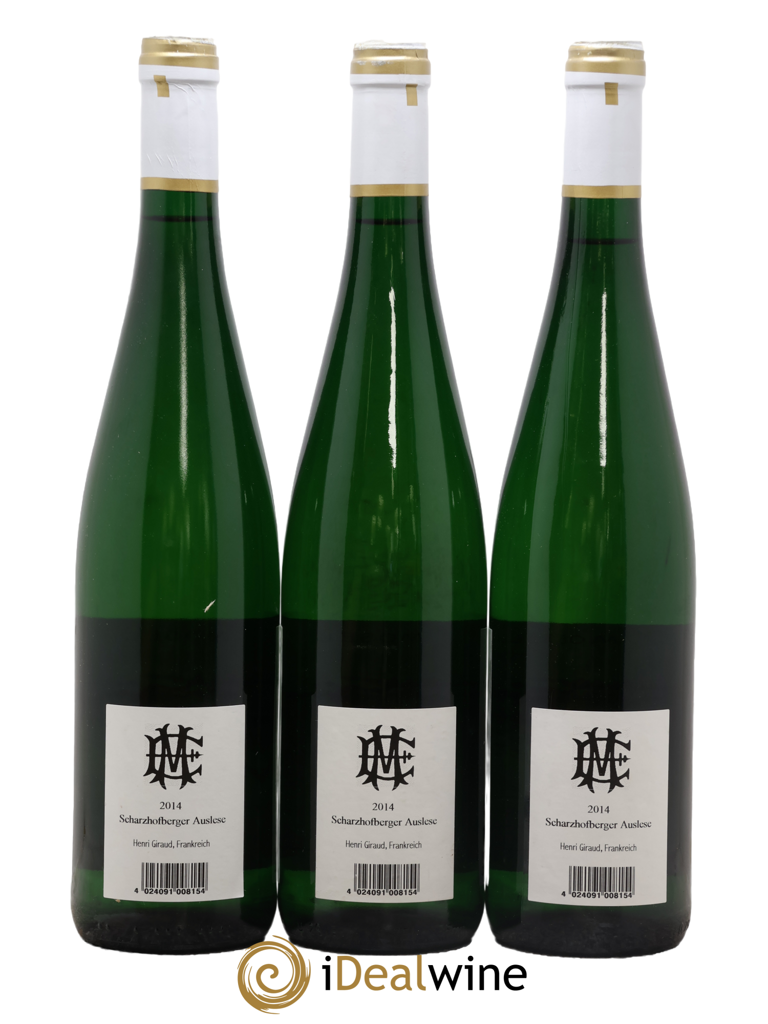 Riesling Scharzhofberger Auslese Egon Muller 2014 - Lot of 3 bottles - 1