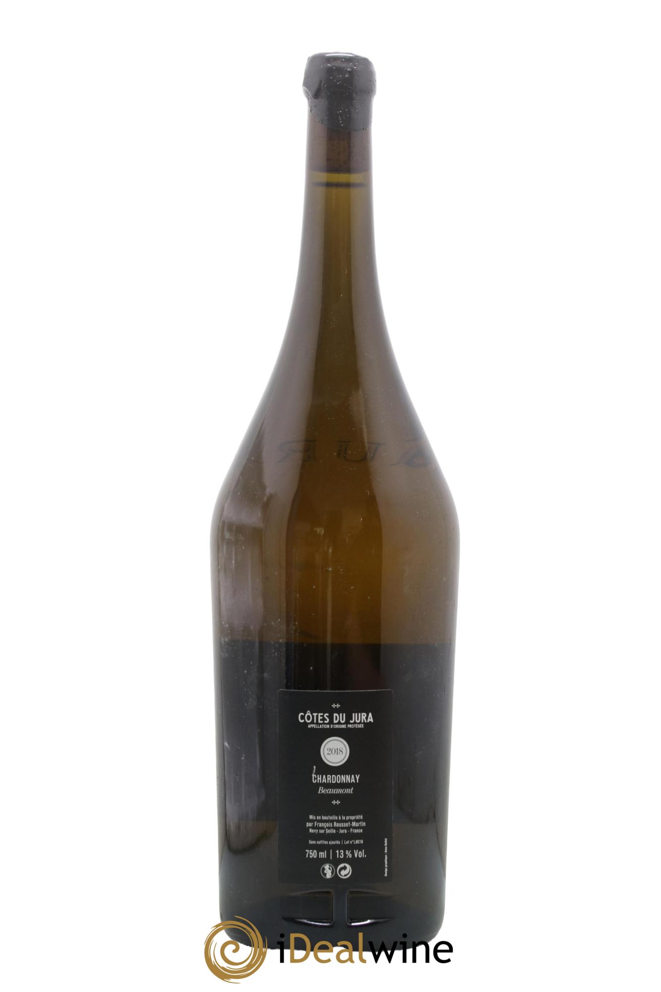 Côtes du Jura Chardonnay Beaumont François Rousset Martin 2018 - Lot de 1 magnum - 1