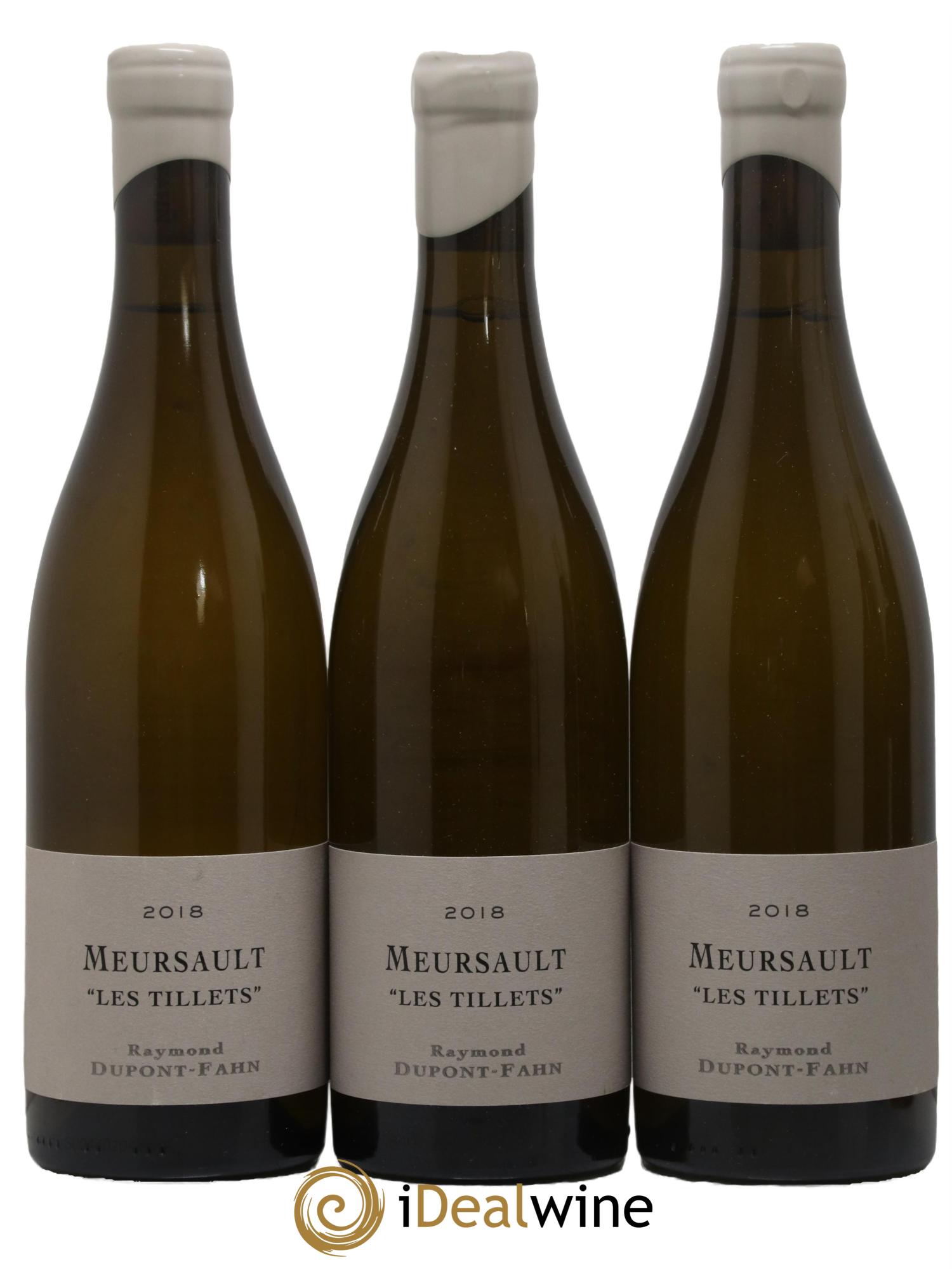 Meursault Les Tillets Domaine Dupont-Fahn 2018 - Lot de 3 bouteilles - 0