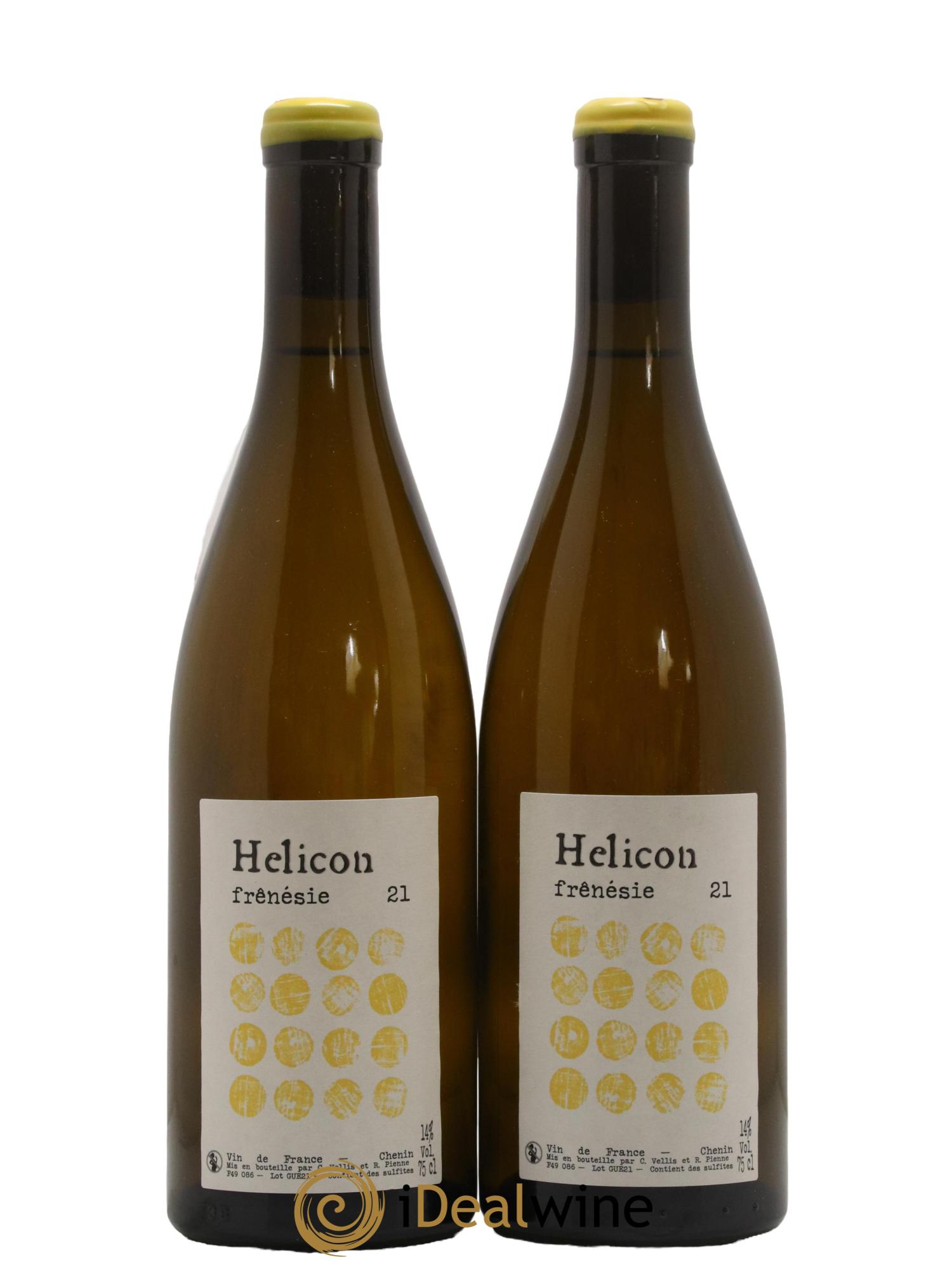 Vin de France Frênésie Helicon 2021 - Lot de 2 bouteilles - 0