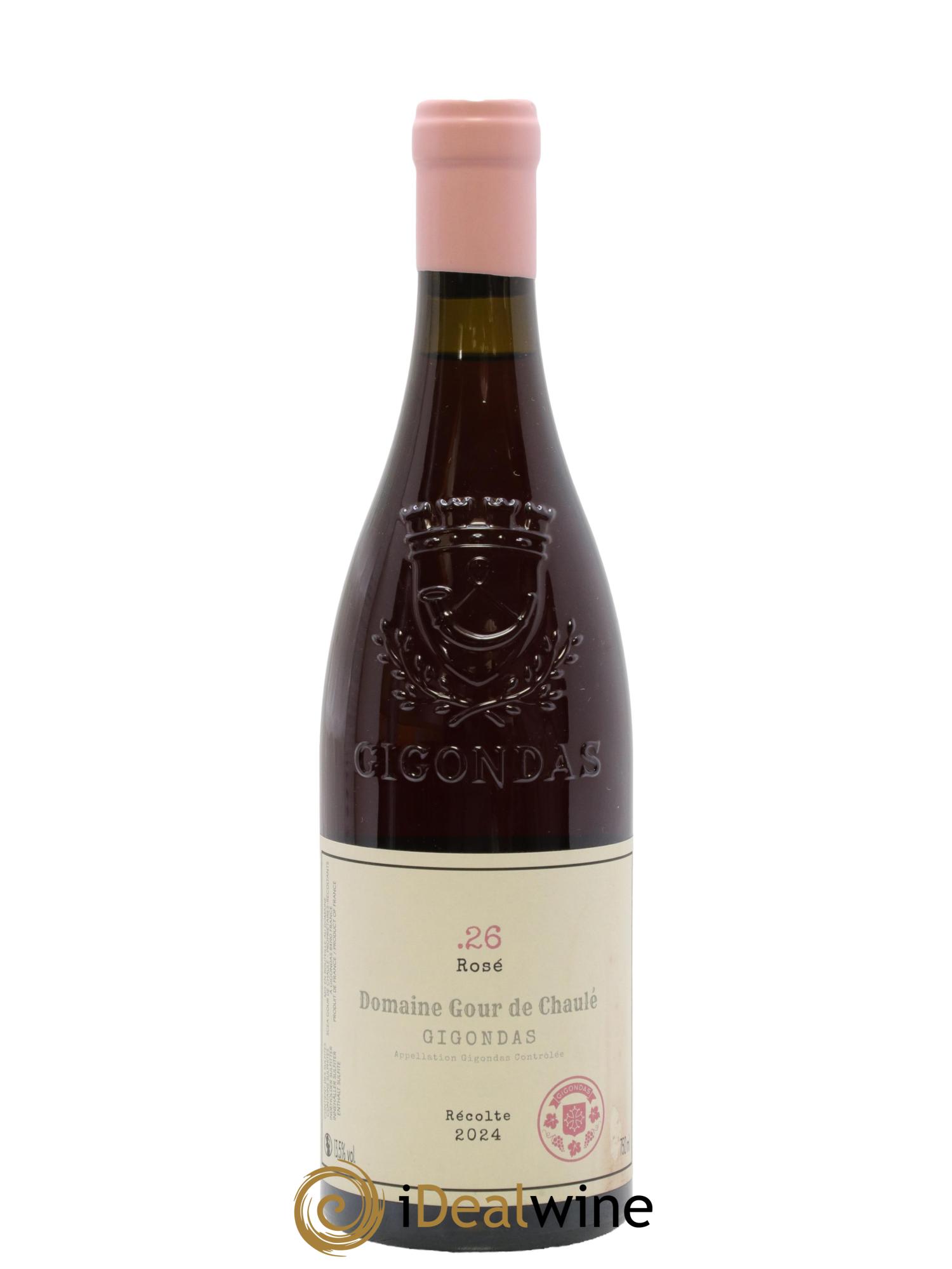 Gigondas .26 Gour de Chaulé 2024 - Posten von 1 Flasche - 0