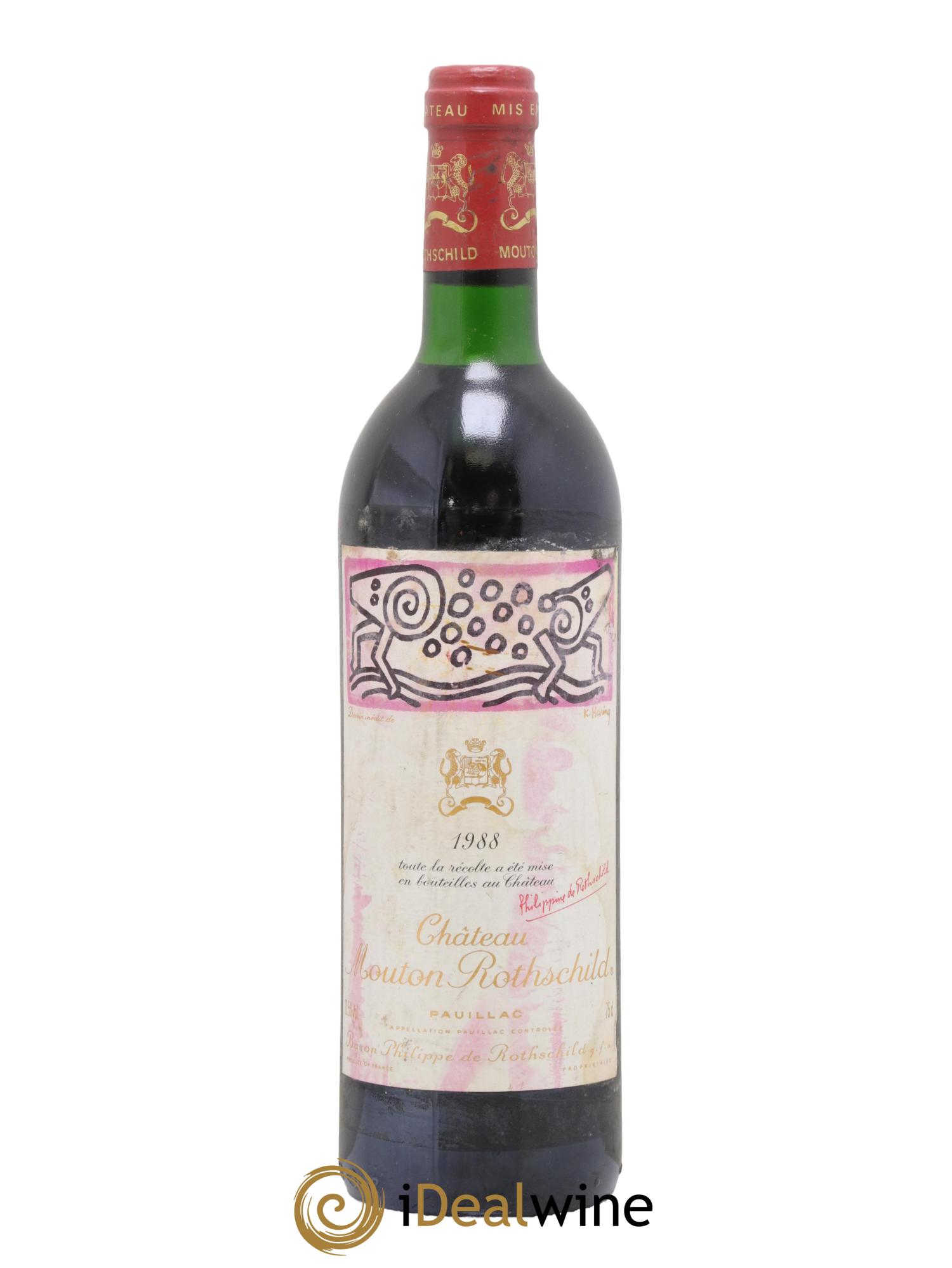 Château Mouton Rothschild 1er Grand Cru Classé 1988 - Lot of 1 bottle - 0