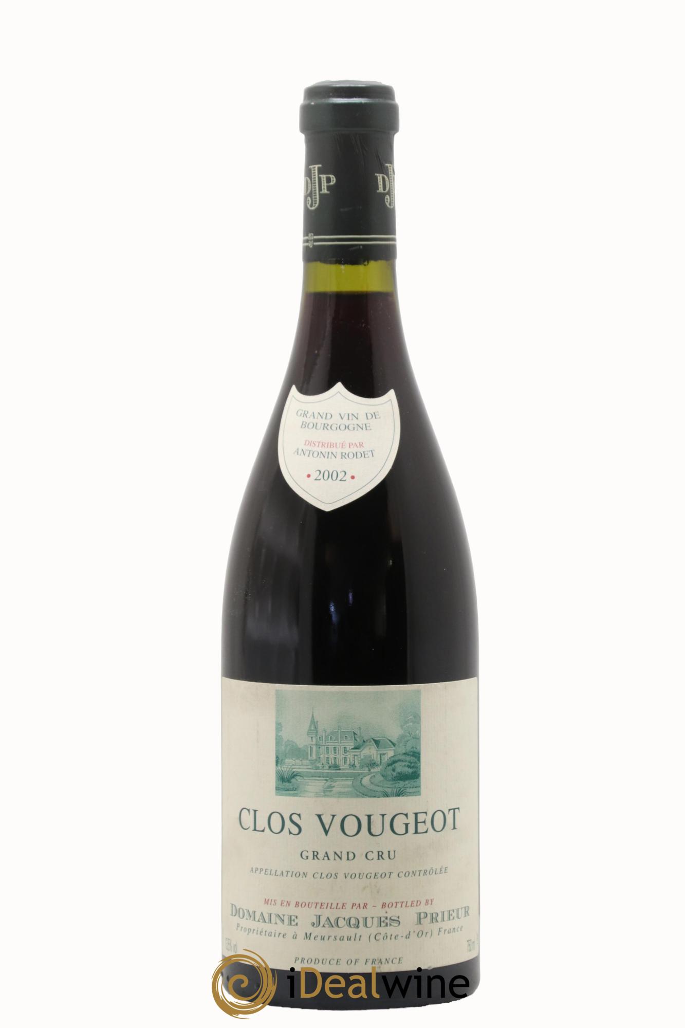 Clos de Vougeot Grand Cru Jacques Prieur (Domaine)  2002 - Lotto di 1 bottiglia - 0
