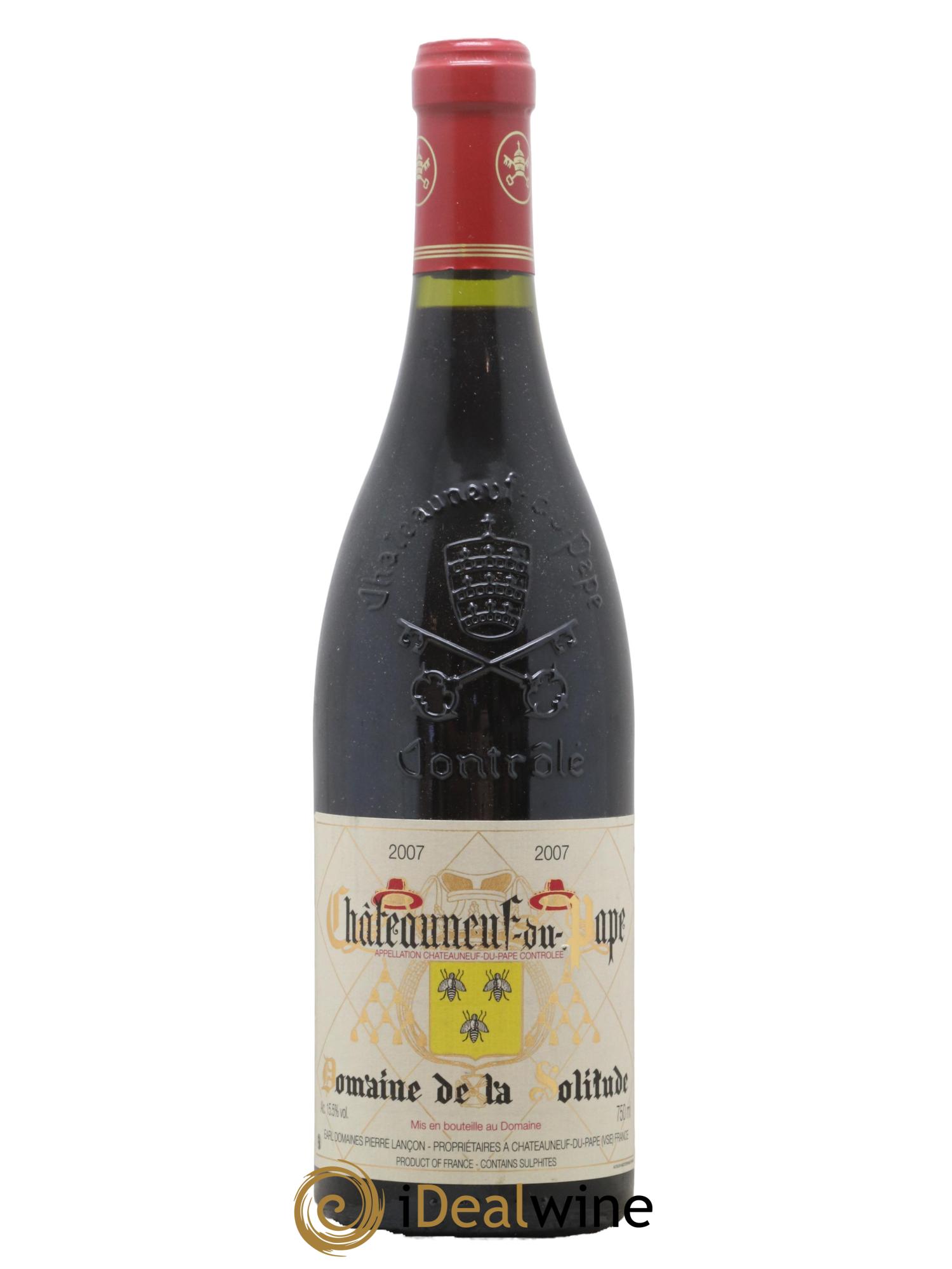 Châteauneuf-du-Pape Domaine de la Solitude 2007 - Lot de 1 bouteille - 0