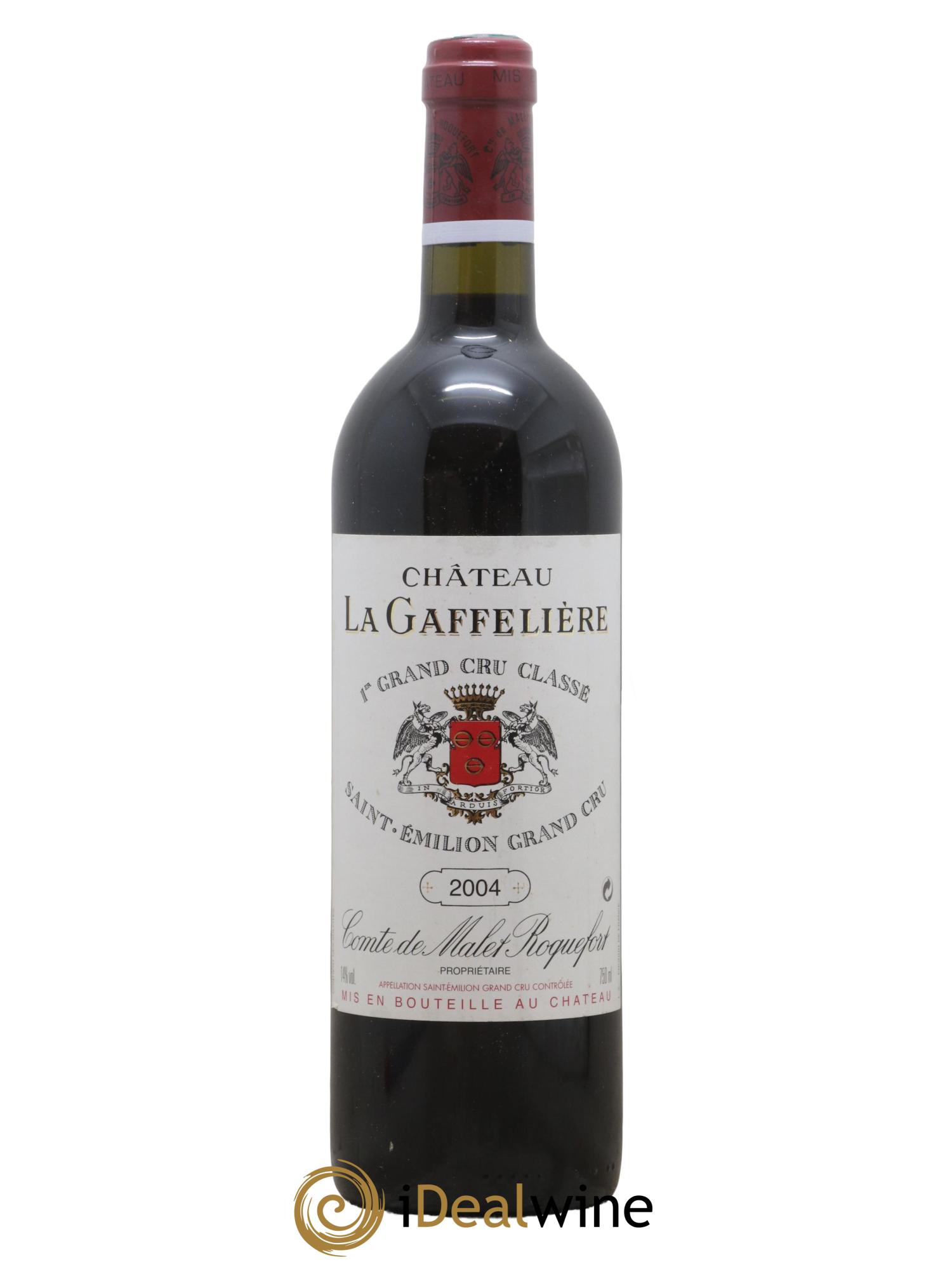 Château la Gaffelière 1er Grand Cru Classé B 2004 - Lot de 1 bouteille - 0