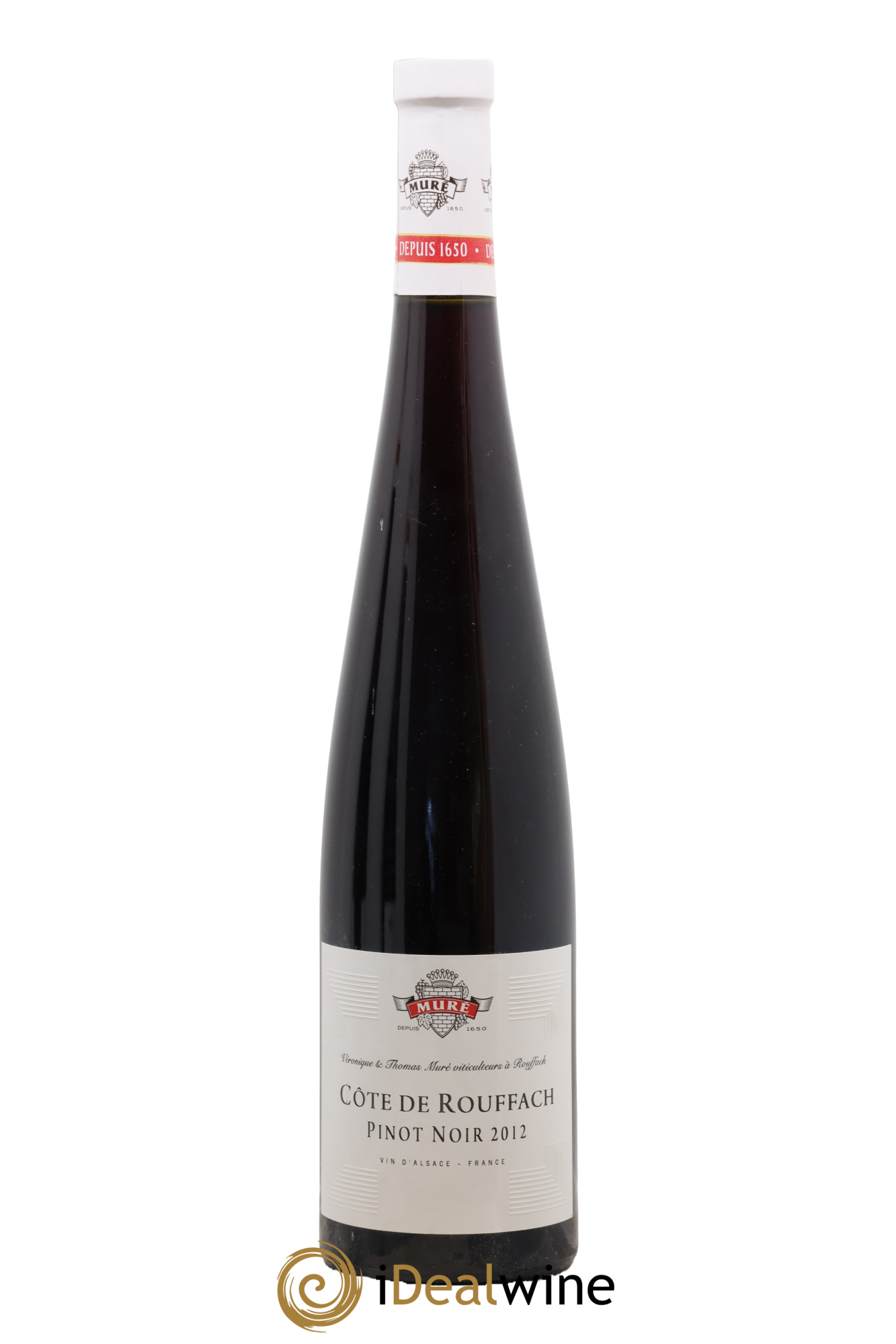 Alsace Côte de Rouffach Pinot Noir Véronique et Thomas Muré 2012 - Lot de 1 bouteille - 0