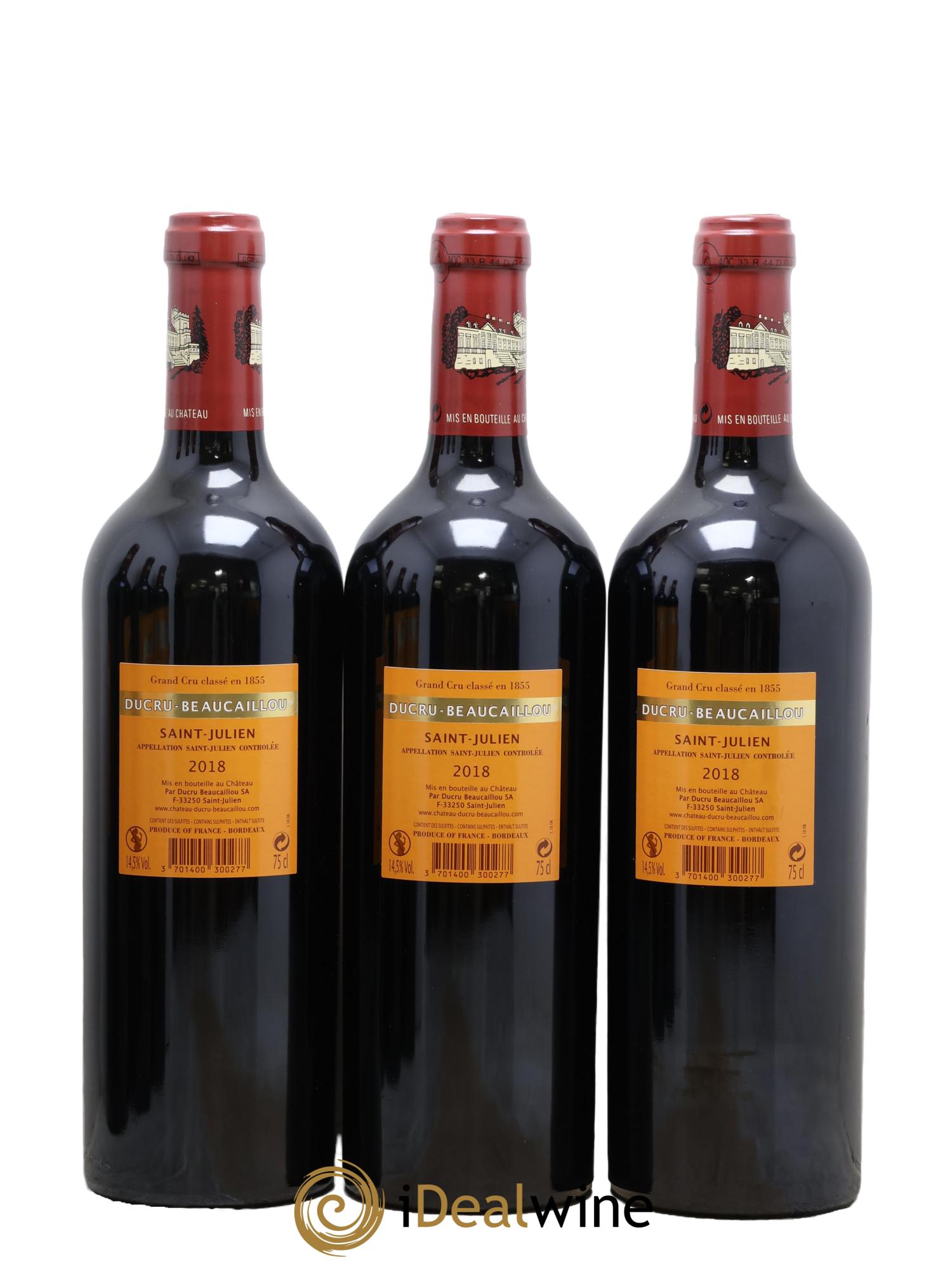 Château Ducru Beaucaillou 2ème Grand Cru Classé 2018 - Lot of 6 bottles - 2