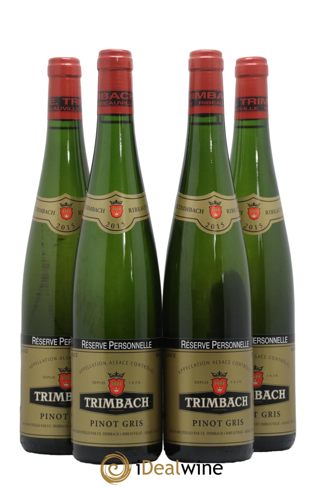 Alsace Pinot Gris Réserve Personnelle Trimbach (Domaine) 2015 - Lot de 4 bouteilles - 0