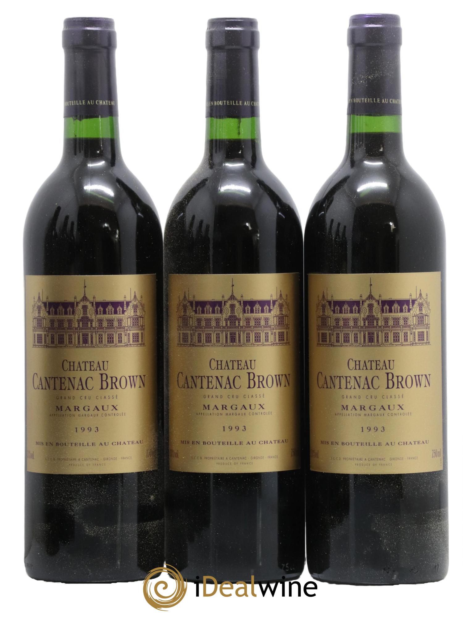 Château Cantenac Brown 3ème Grand Cru Classé 1993 - Lotto di 6 bottiglie - 1
