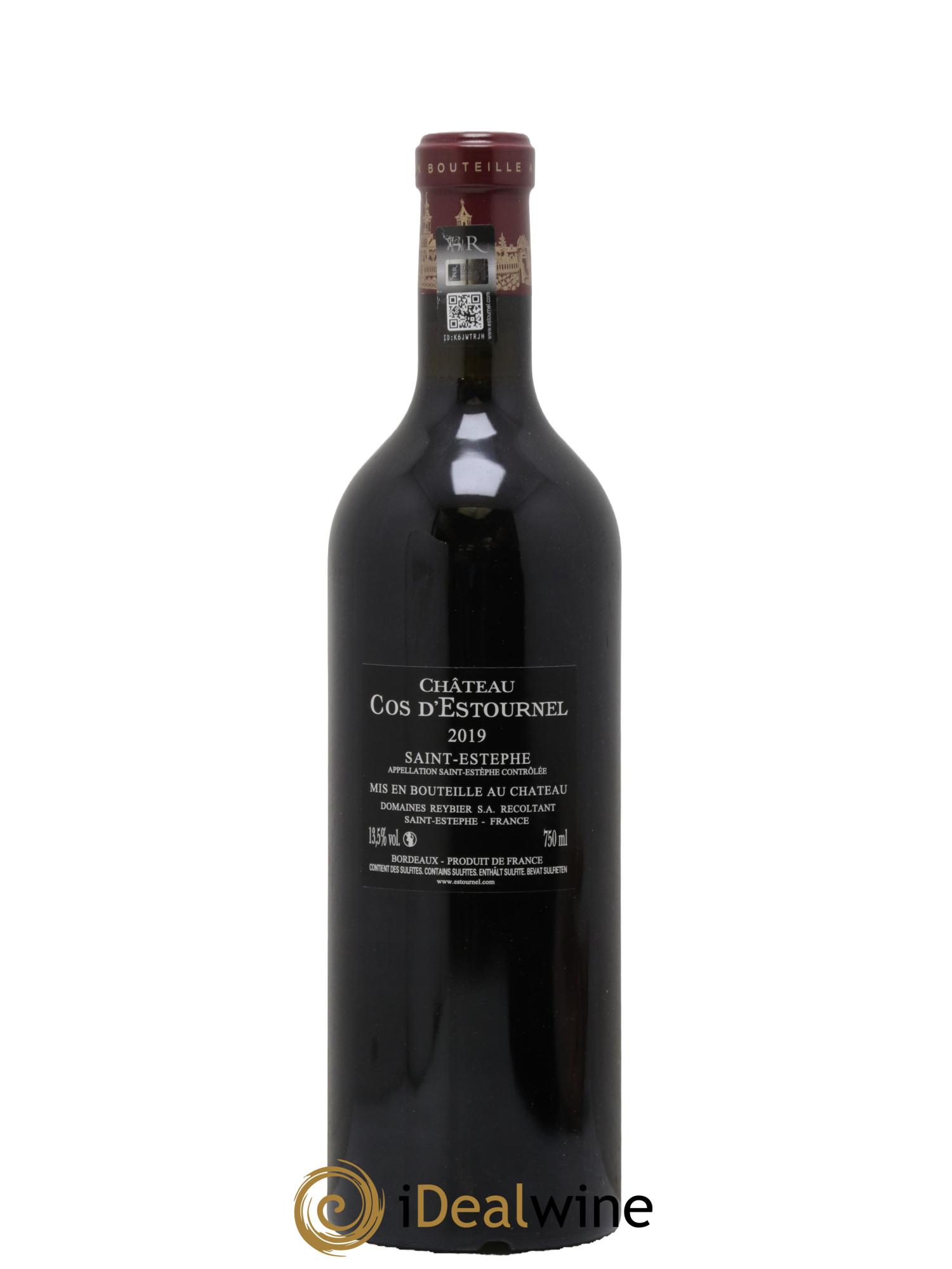 Cos d'Estournel 2ème Grand Cru Classé 2019 - Posten von 1 Flasche - 2