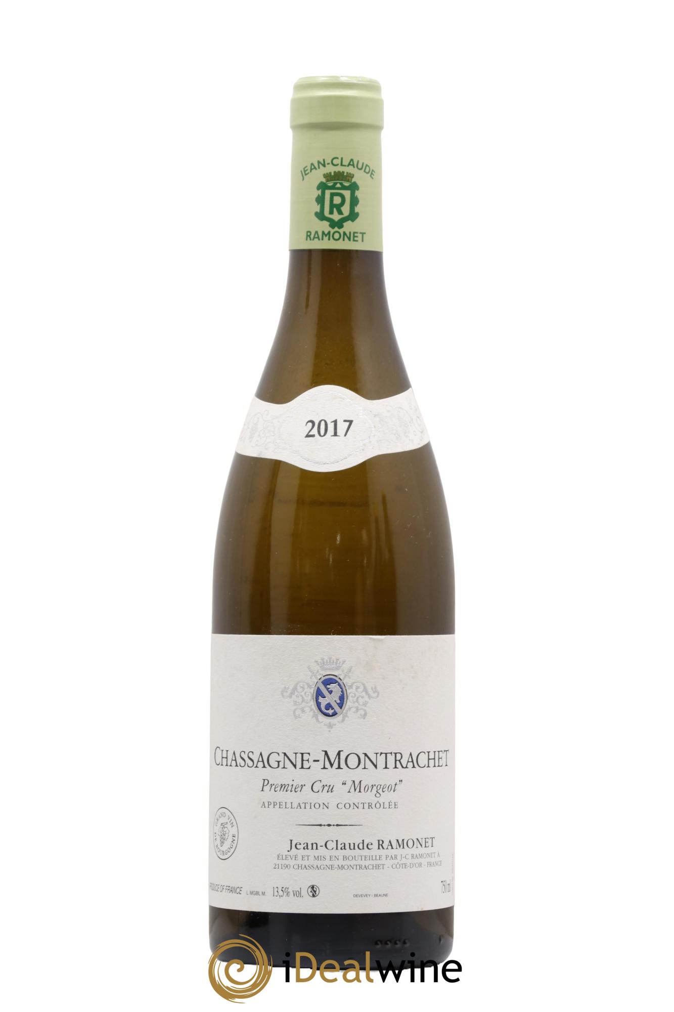 Chassagne-Montrachet 1er Cru Morgeot Ramonet (Domaine) 2017 - Lot de 1 bouteille - 0