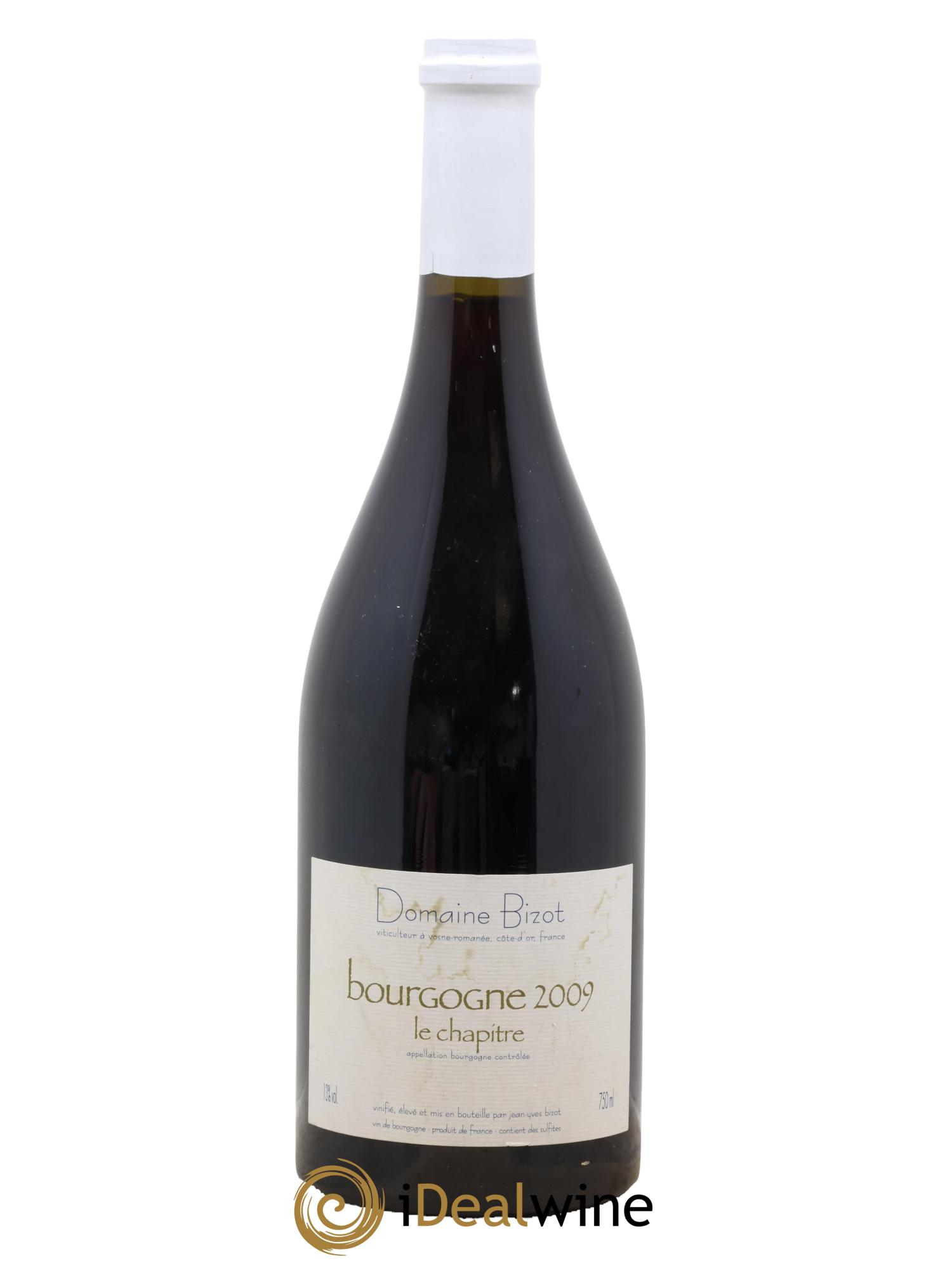 Bourgogne Le Chapitre Bizot (Domaine) 2009 - Lotto di 1 bottiglia - 0