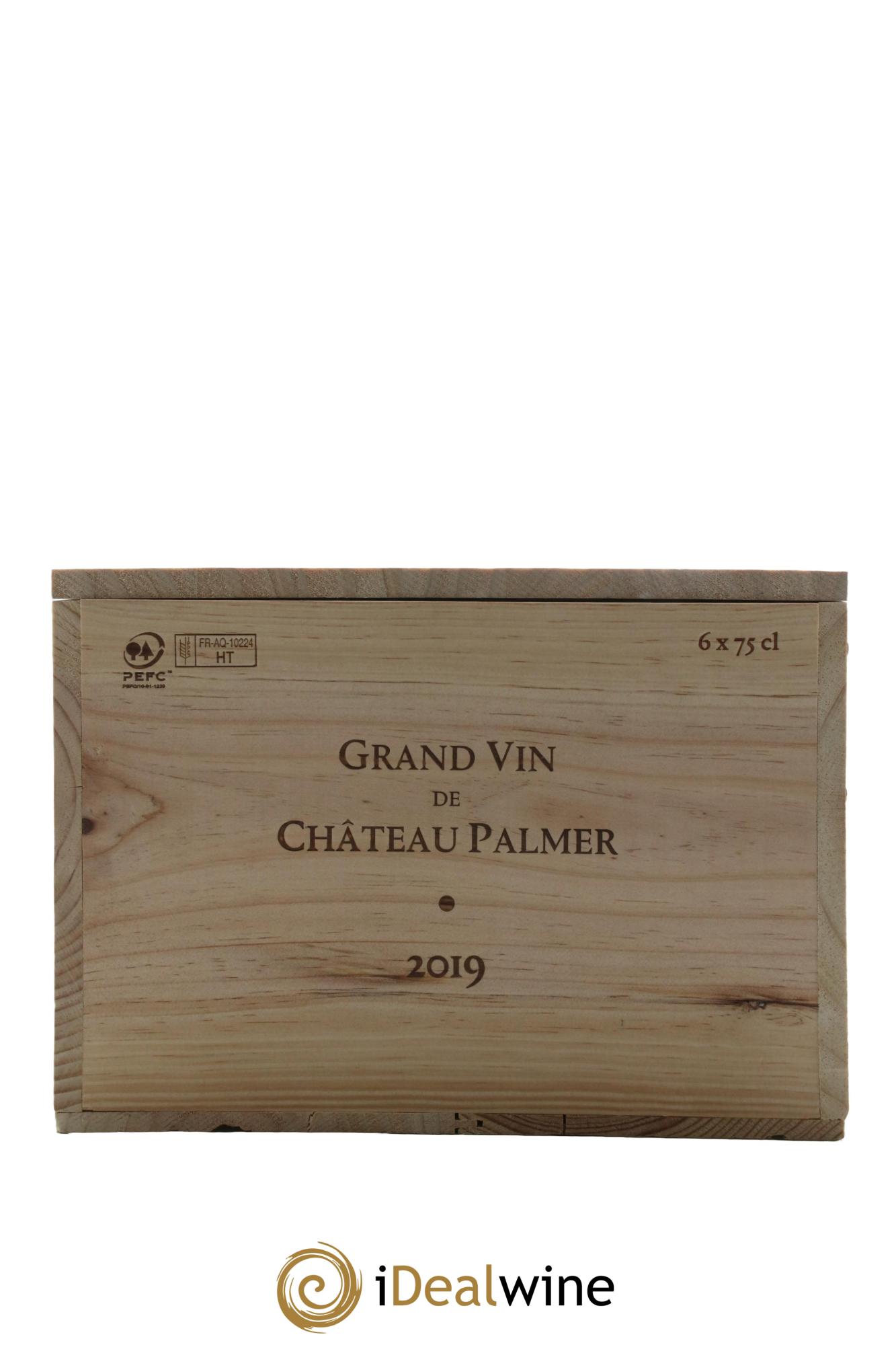 Château Palmer 3ème Grand Cru Classé 2019 - Lot de 6 bouteilles - 5