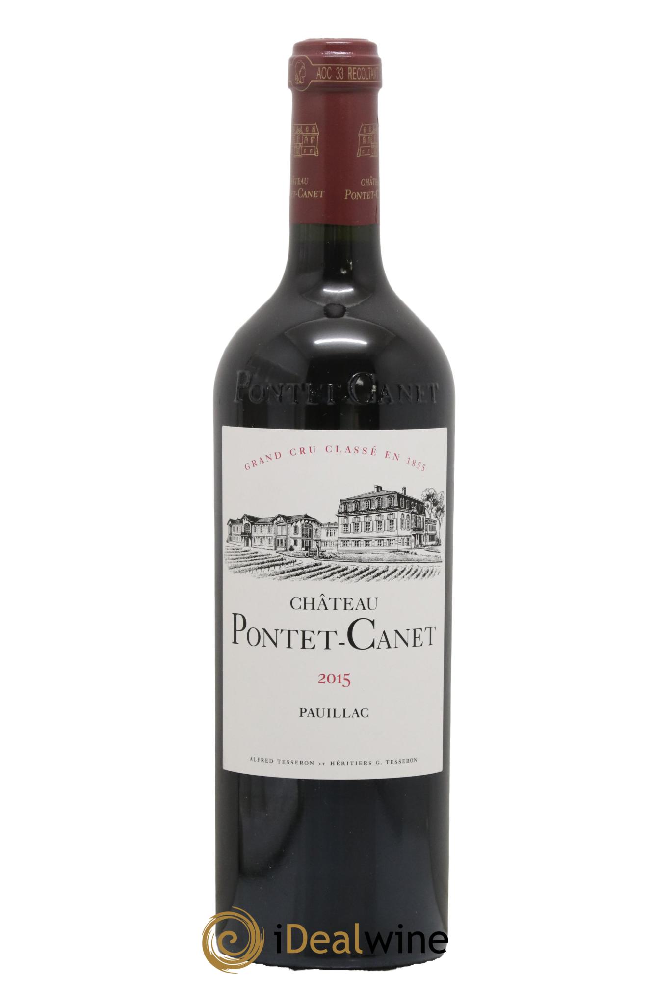 Château Pontet Canet 5ème Grand Cru Classé 2015 - Lot of 1 bottle - 0
