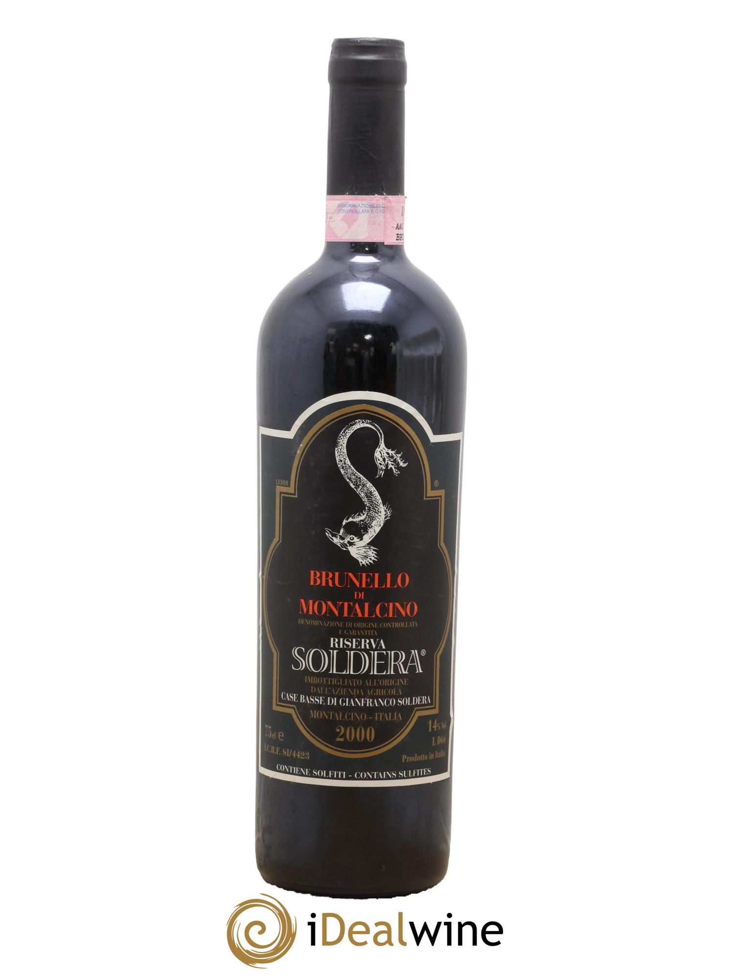 Brunello di Montalcino DOCG Riserva Soldera Case Basse - Gianfranco Soldera 2000 - Lotto di 1 bottiglia - 0