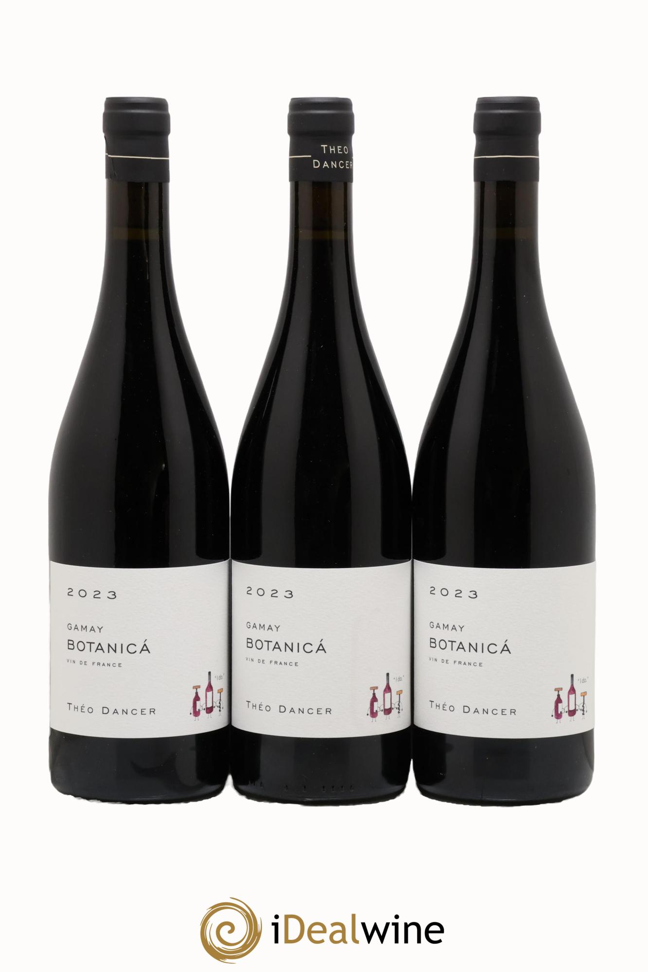 Vin de France Gamay Botanica Théo Dancer 2023 - Lot de 3 bouteilles - 0