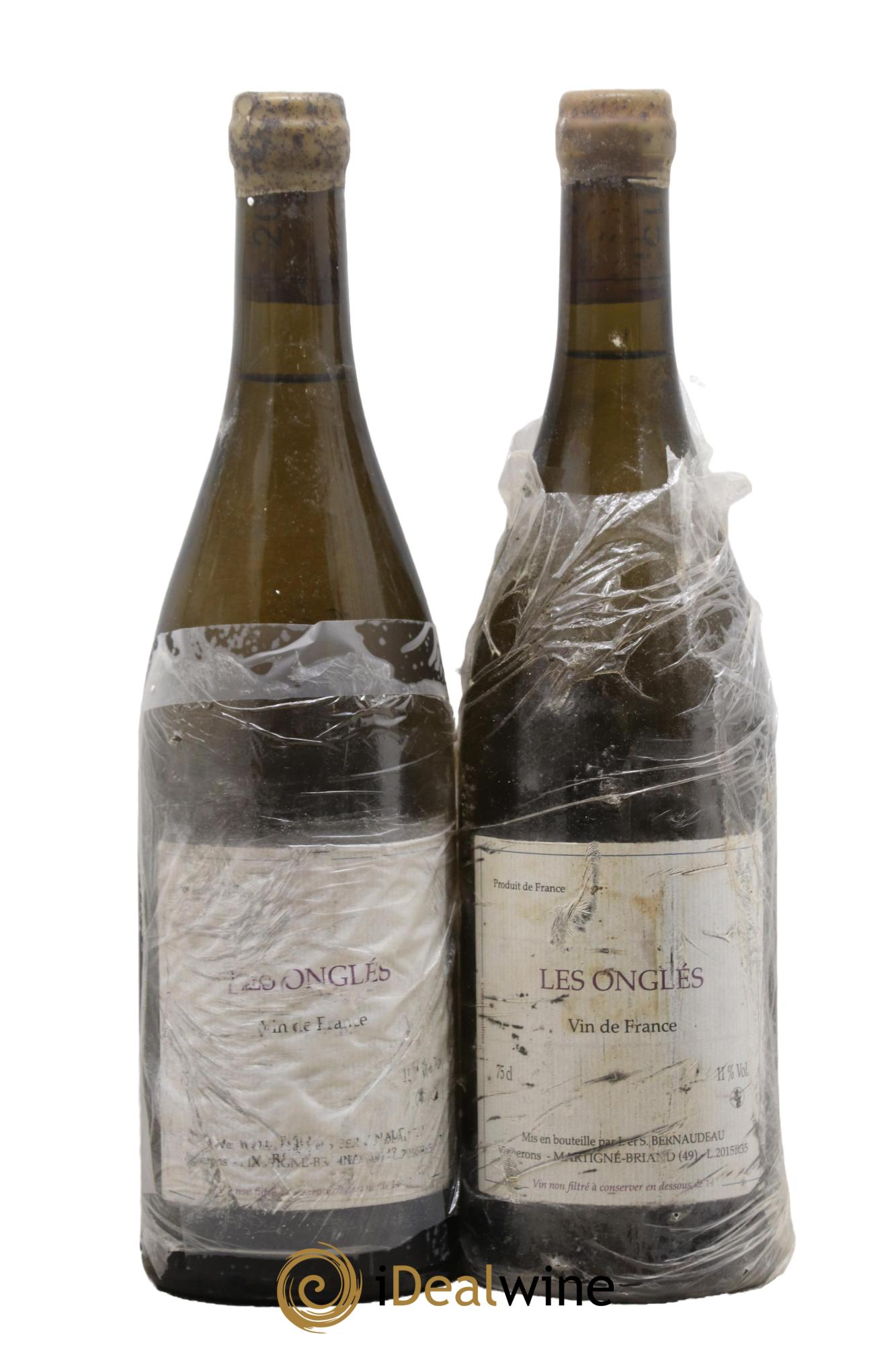 Vin de France Les Onglés Stéphane Bernaudeau 2015 - Posten von 2 Flaschen - 0