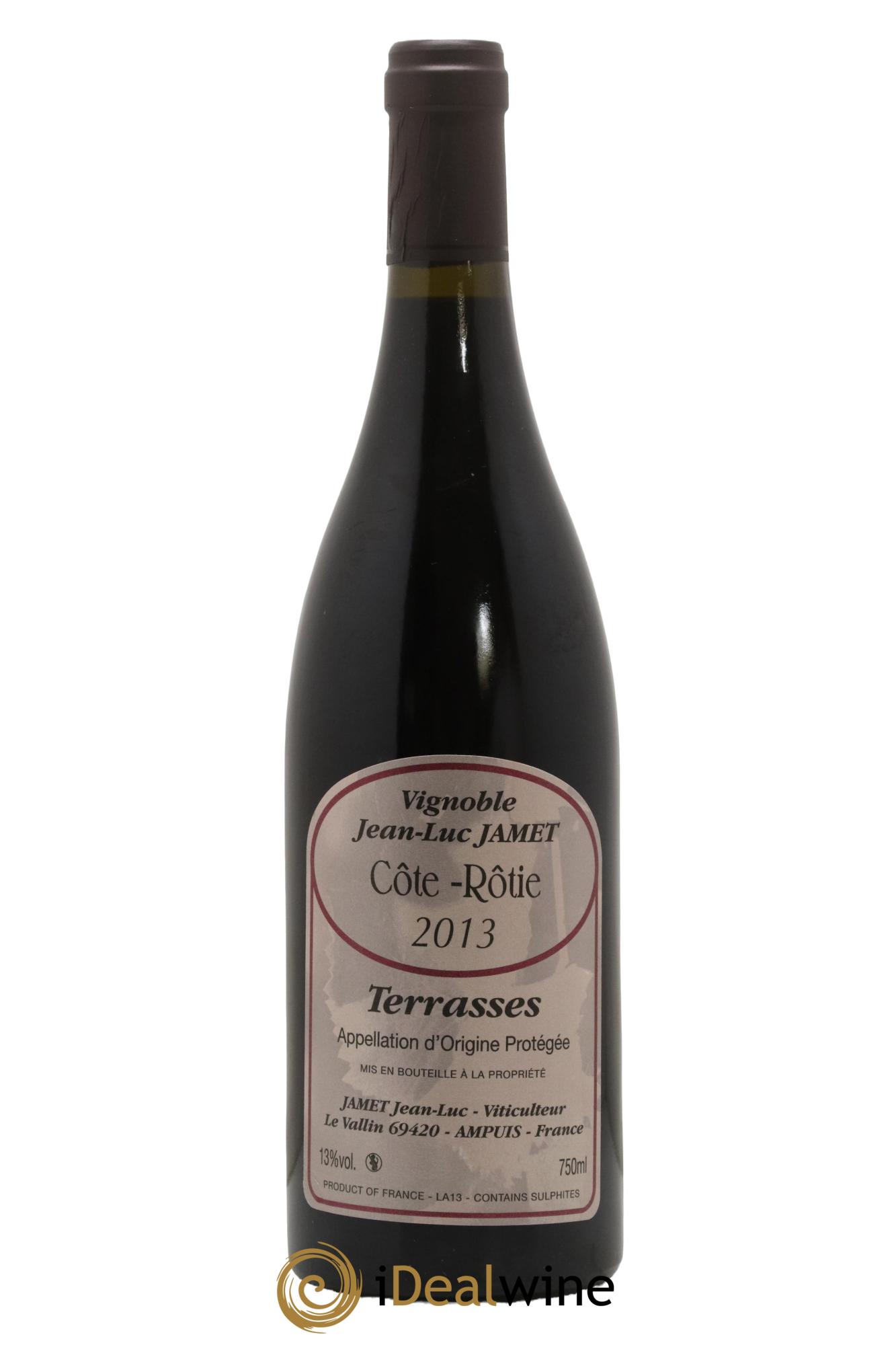 Côte-Rôtie Terrasses Jean-Luc Jamet (Domaine) 2013 - Lot de 1 bouteille - 0