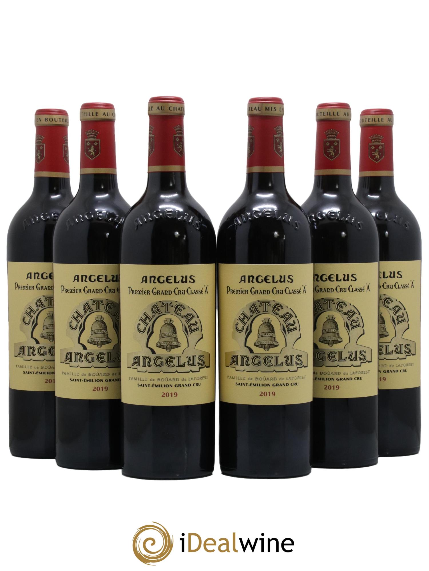 Château Angélus 1er Grand Cru Classé A 2019 - Lot de 6 bouteilles - 0