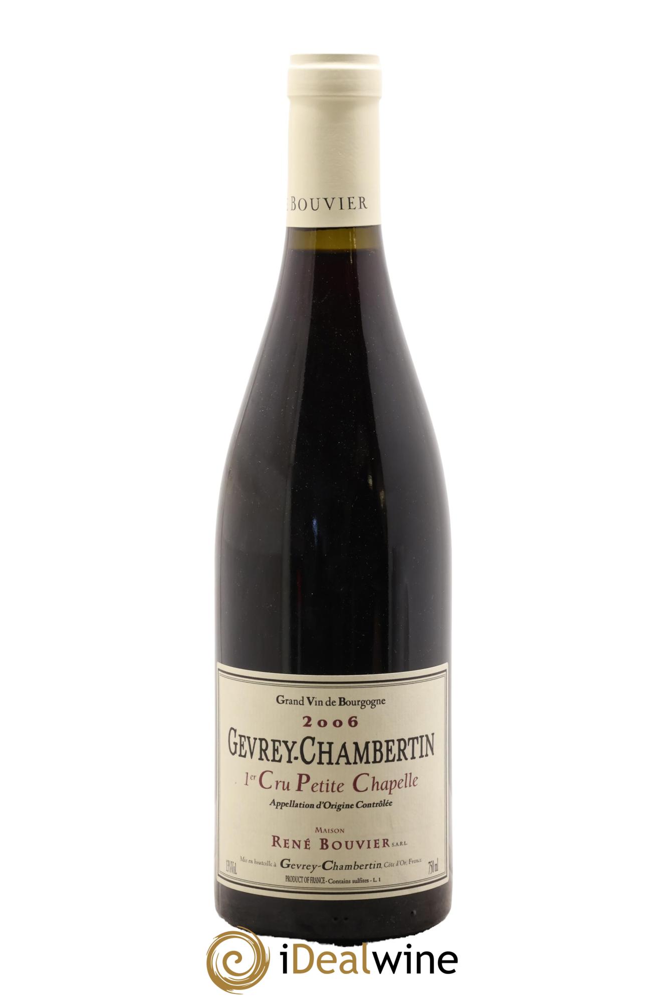Gevrey-Chambertin 1er Cru Petite Chapelle Domaine René Bouvier 2006 - Lot of 1 bottle - 0
