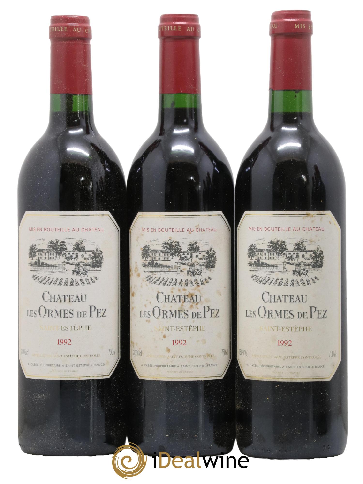 Château les Ormes de Pez 1992 - Lot de 6 bouteilles - 2