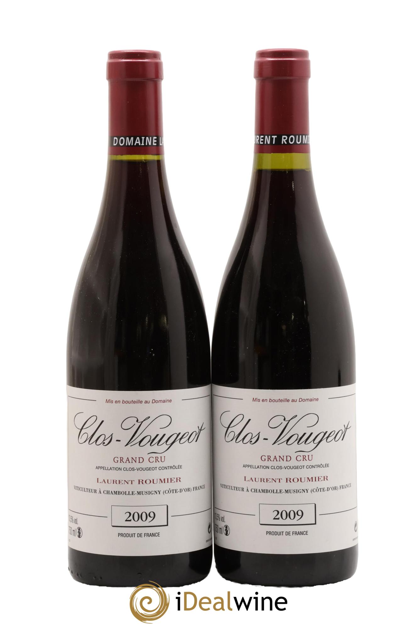 Clos de Vougeot Grand Cru Laurent Roumier 2009 - Lot de 2 bouteilles - 0