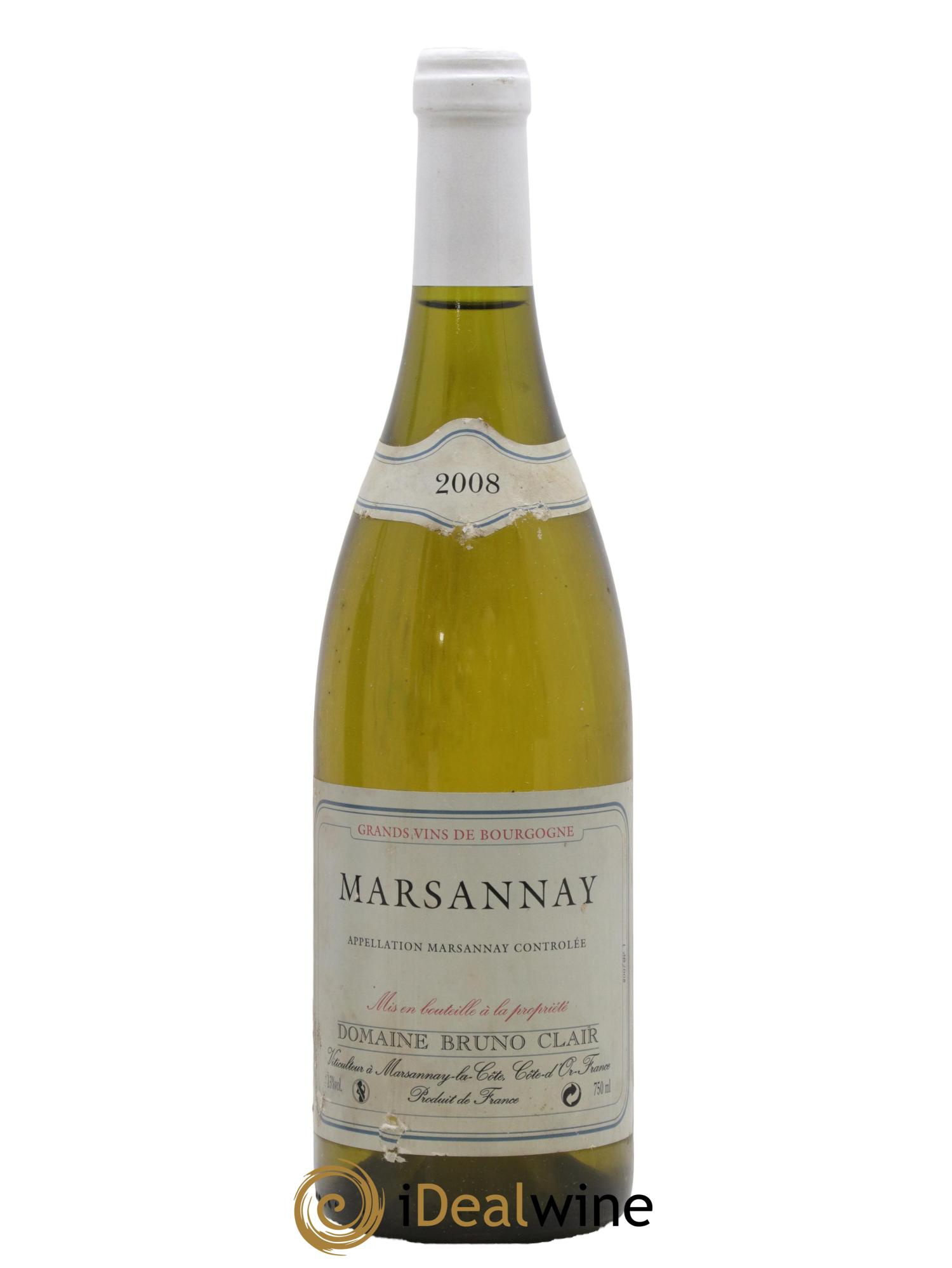 Marsannay Bruno Clair (Domaine) 2008 - Posten von 1 Flasche - 0