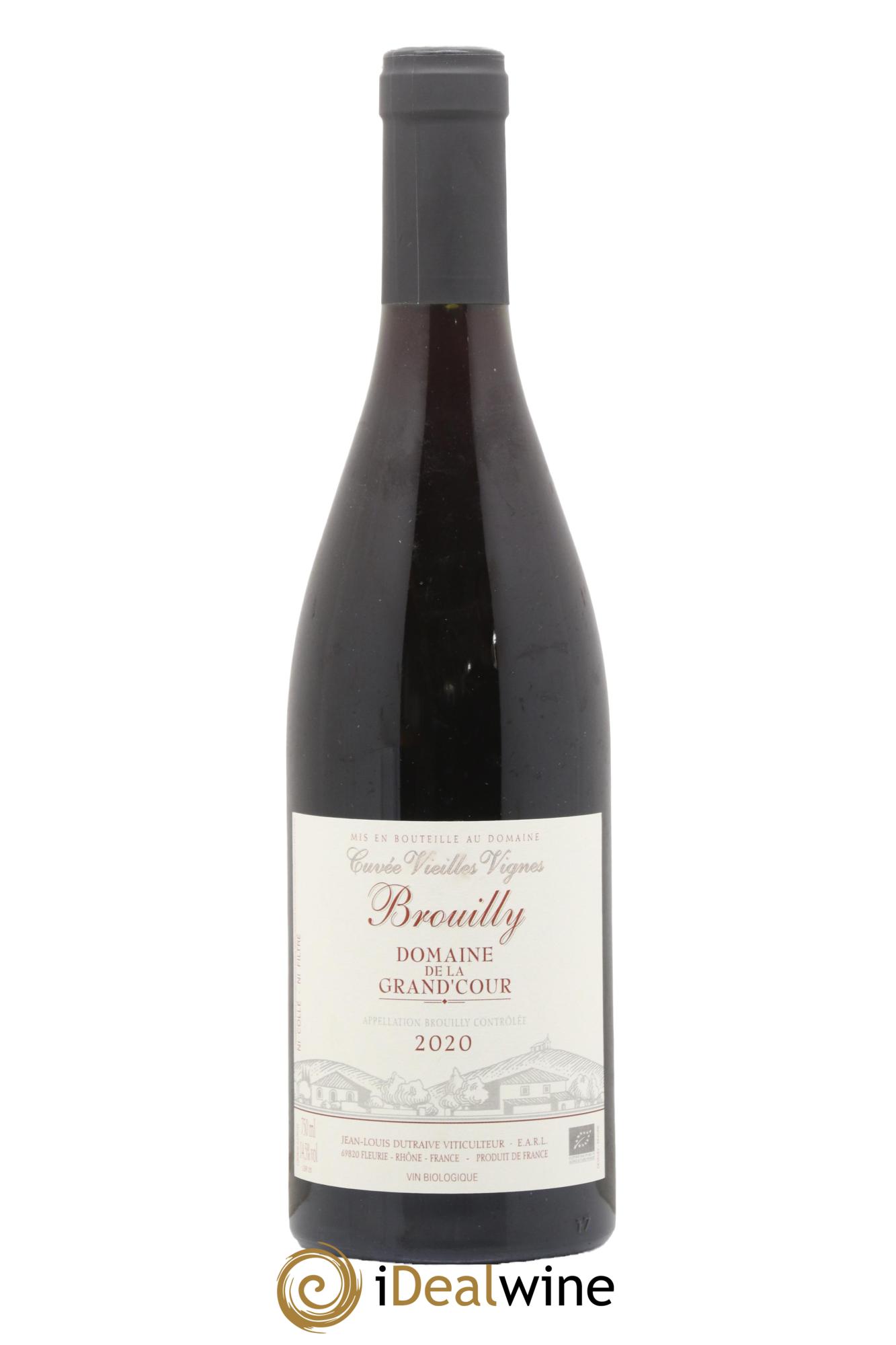 Brouilly Vieilles Vignes Grand'cour (Domaine de la) - Jean-Louis Dutraive 2020 - Posten von 1 Flasche - 0