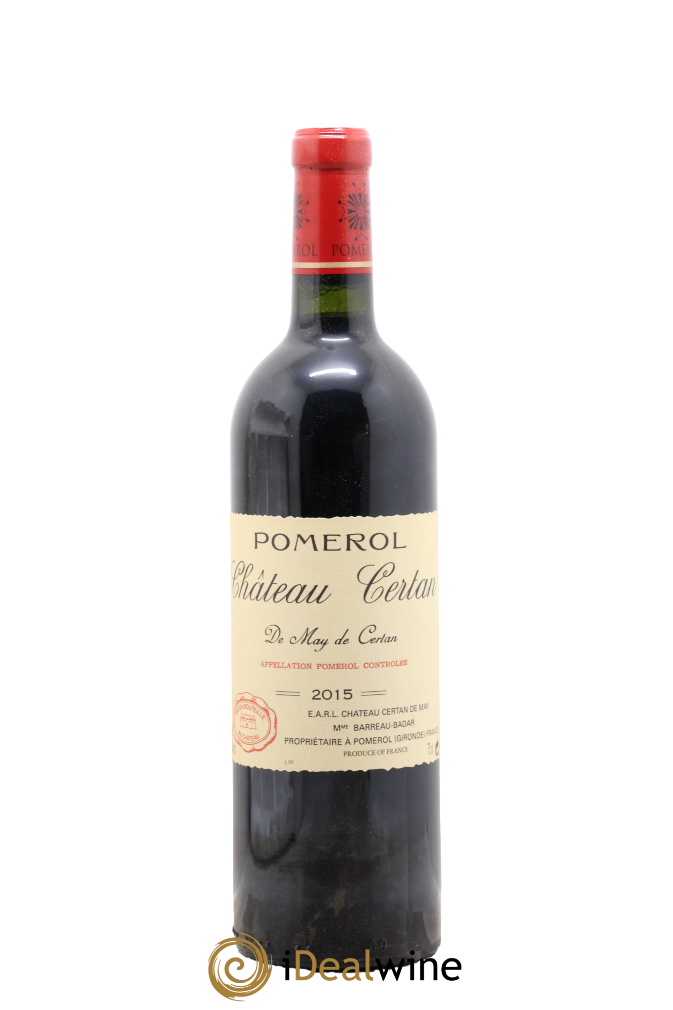 Château Certan de May 2015 - Lotto di 1 bottiglia - 0