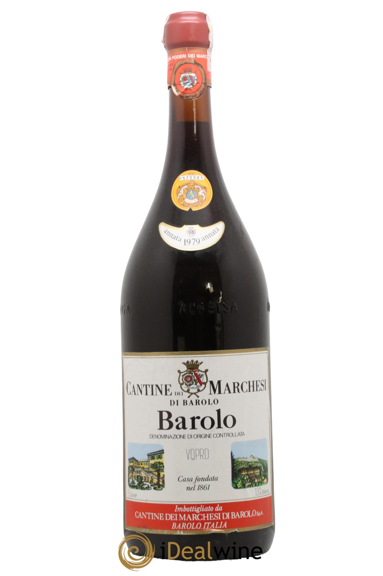 Barolo DOCG Marchesi di Barolo 1979 - Lot of 1 double magnum - 0